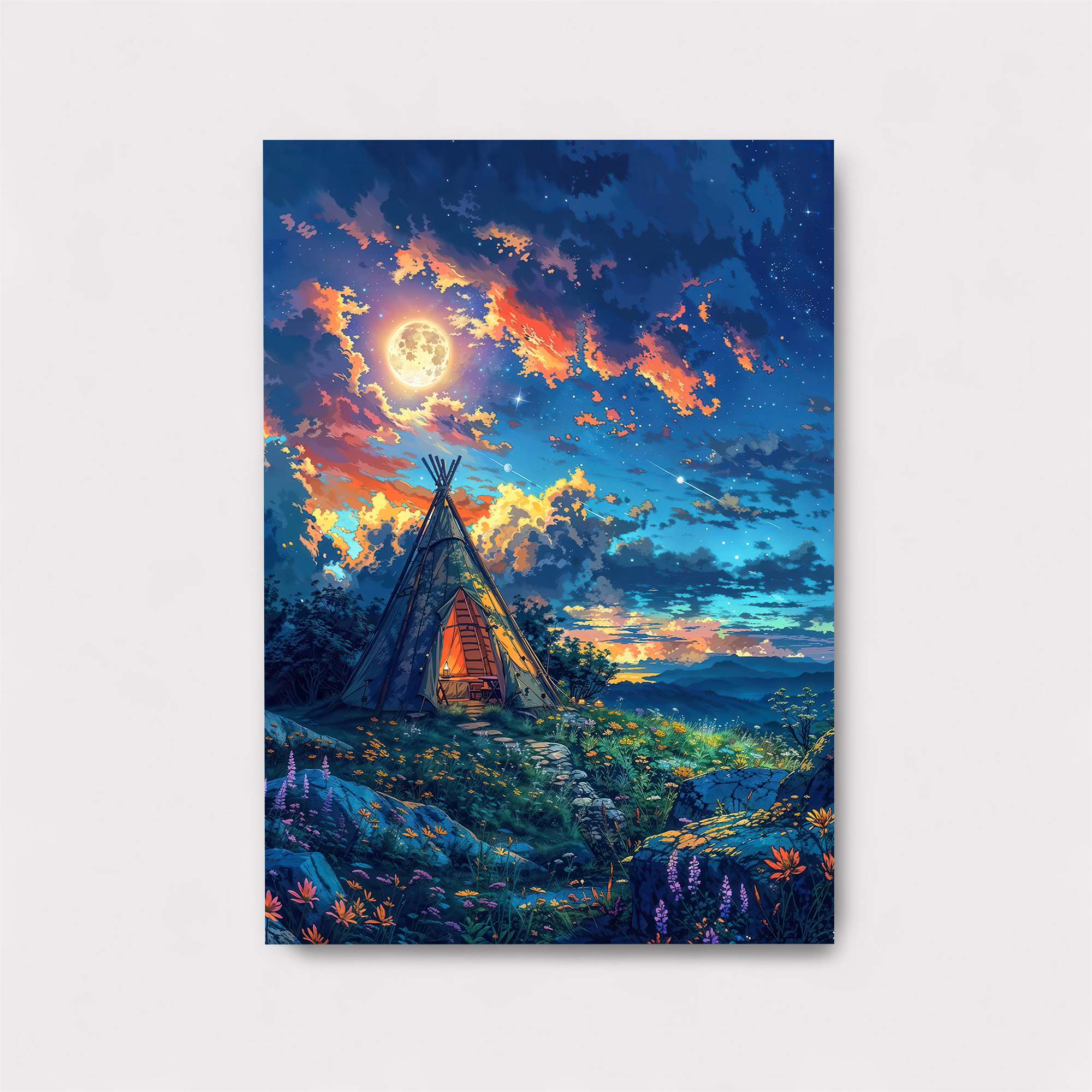Moonlit Tranquility Safe Wall Magnetic / M