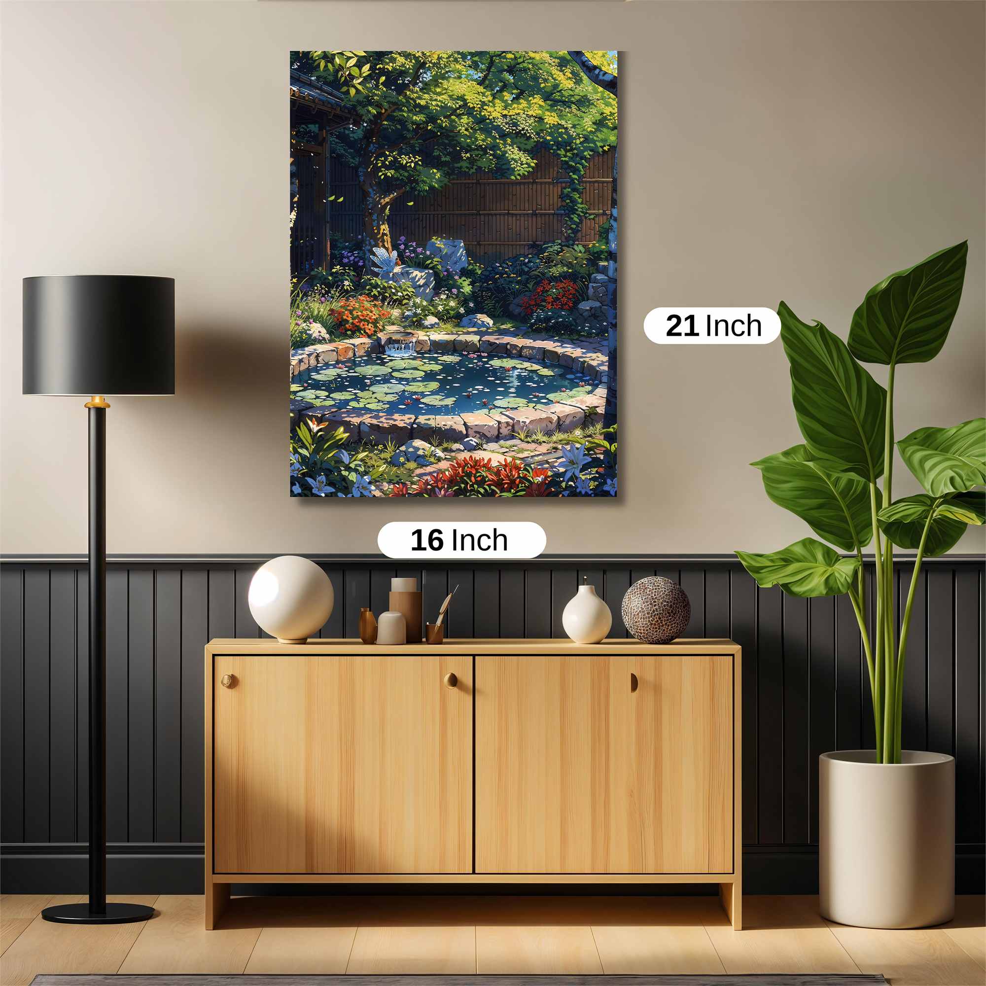 Garden Serenity Safe Wall Magnetic / M