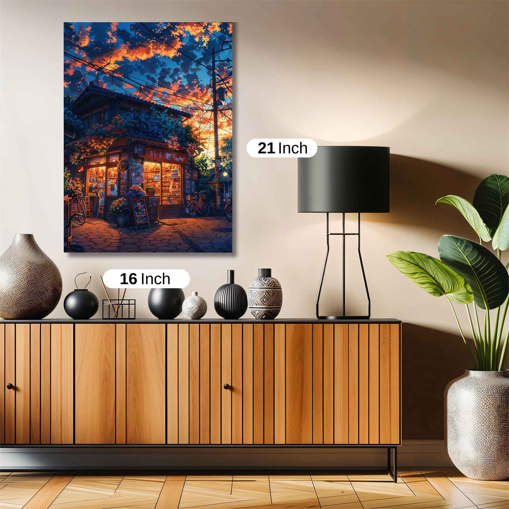 Sunset Serenity Safe Wall Magnetic / M