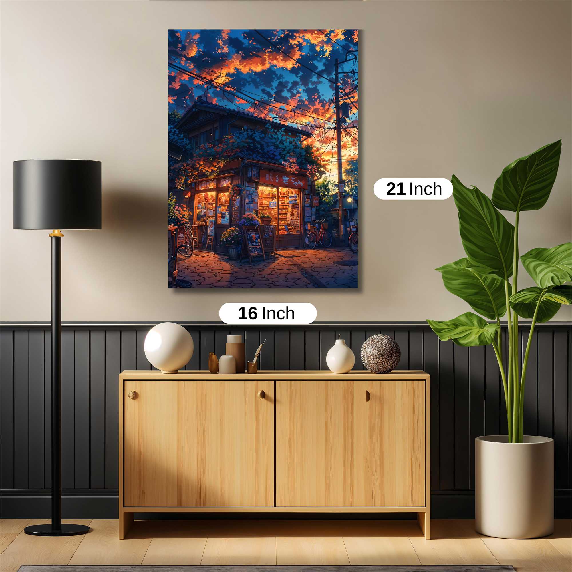 Sunset Serenity Safe Wall Magnetic / M