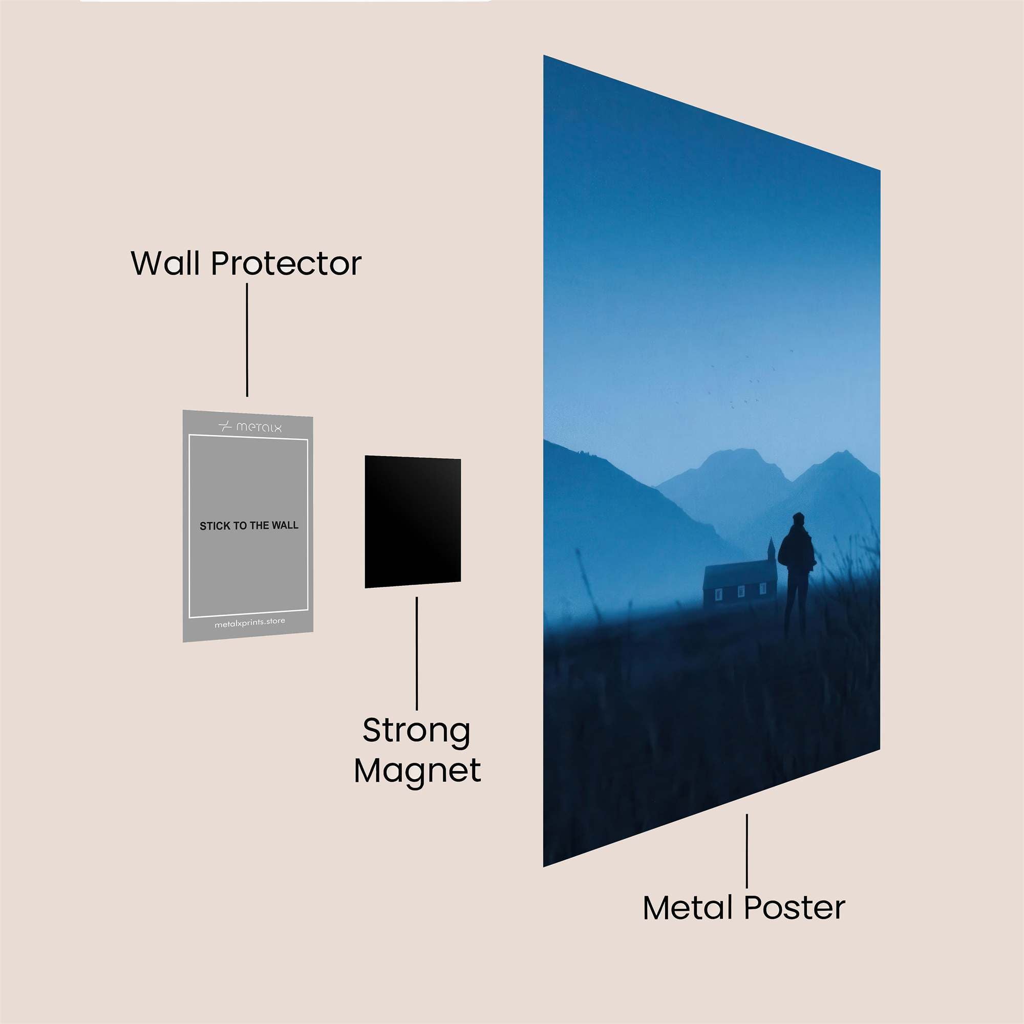 Cabin Serenity Safe Wall Magnetic / M