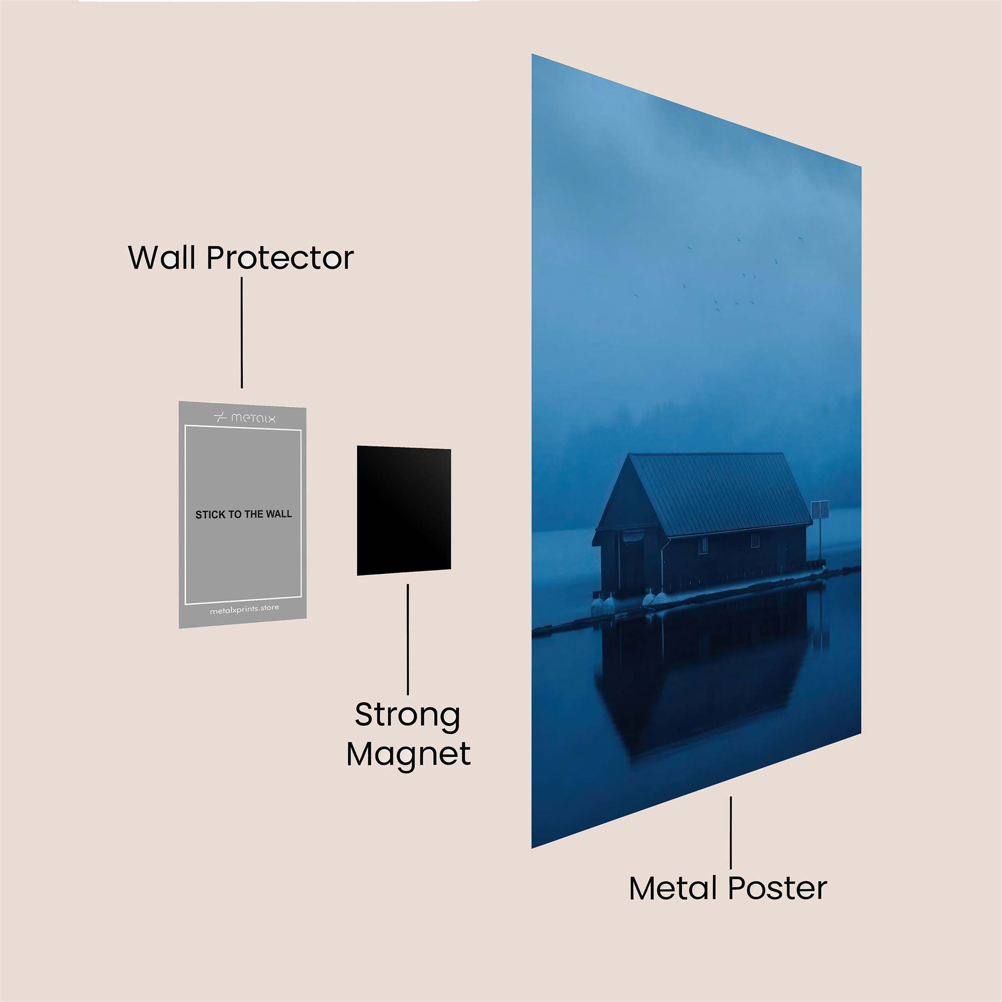 Cabin Serenity Safe Wall Magnetic / M