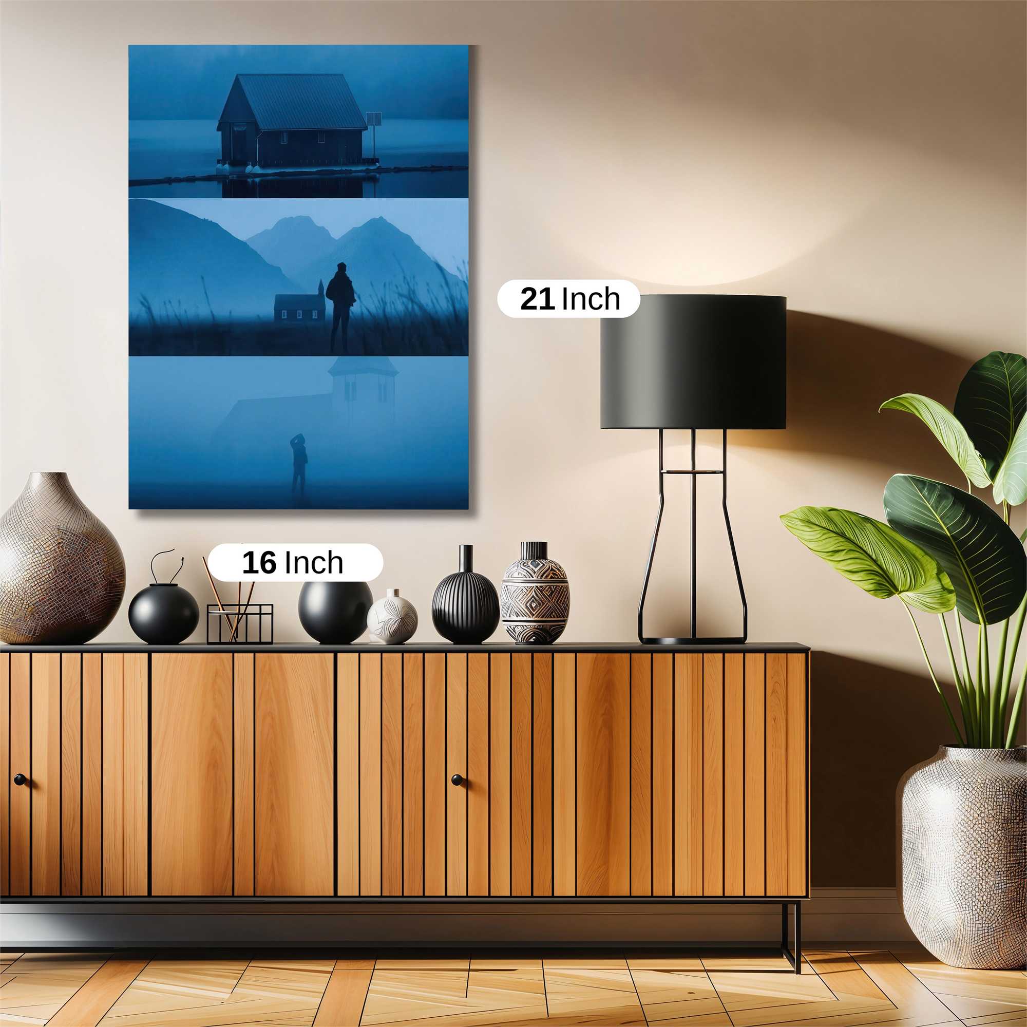 Cabin Solitude Safe Wall Magnetic / M