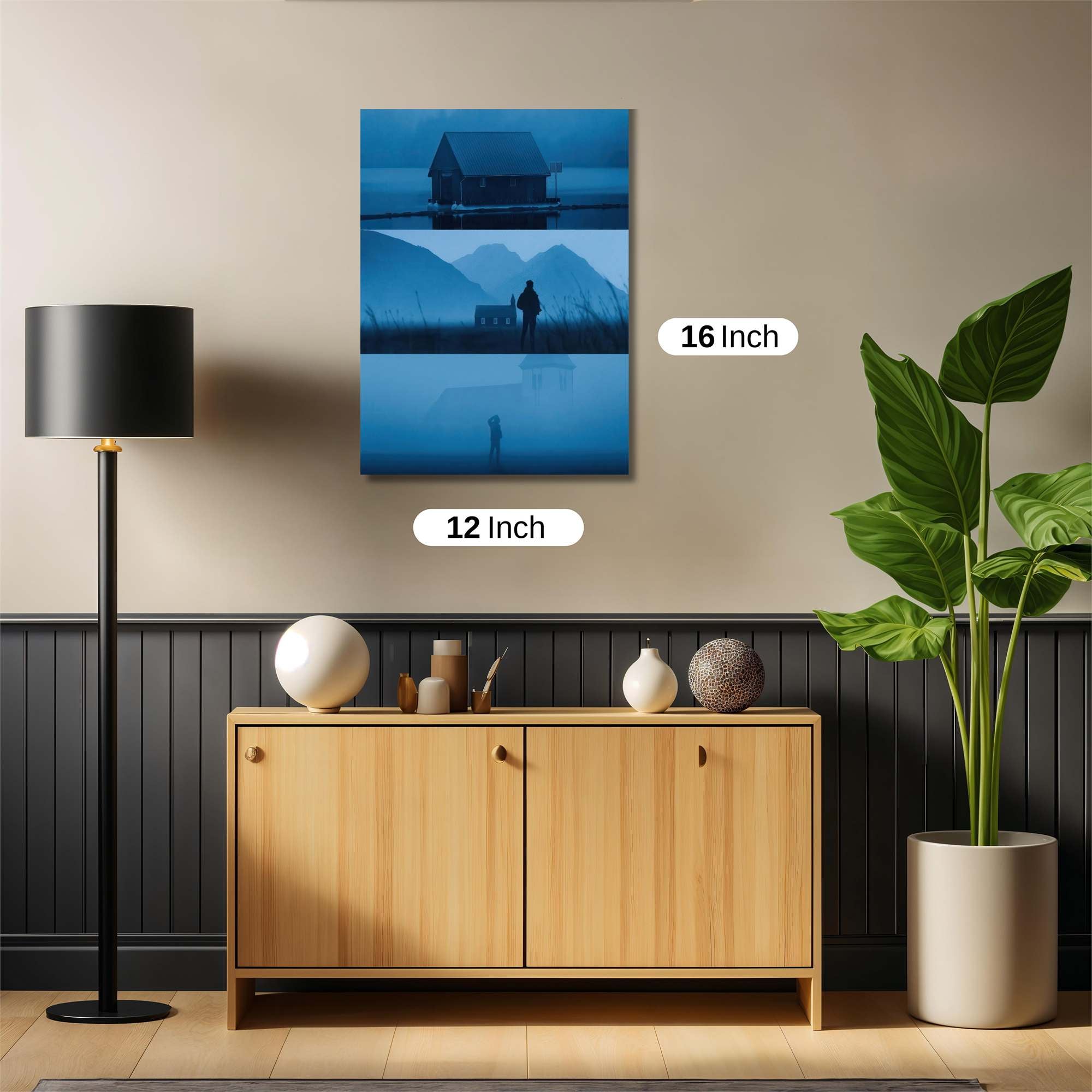 Cabin Solitude Safe Wall Magnetic / M