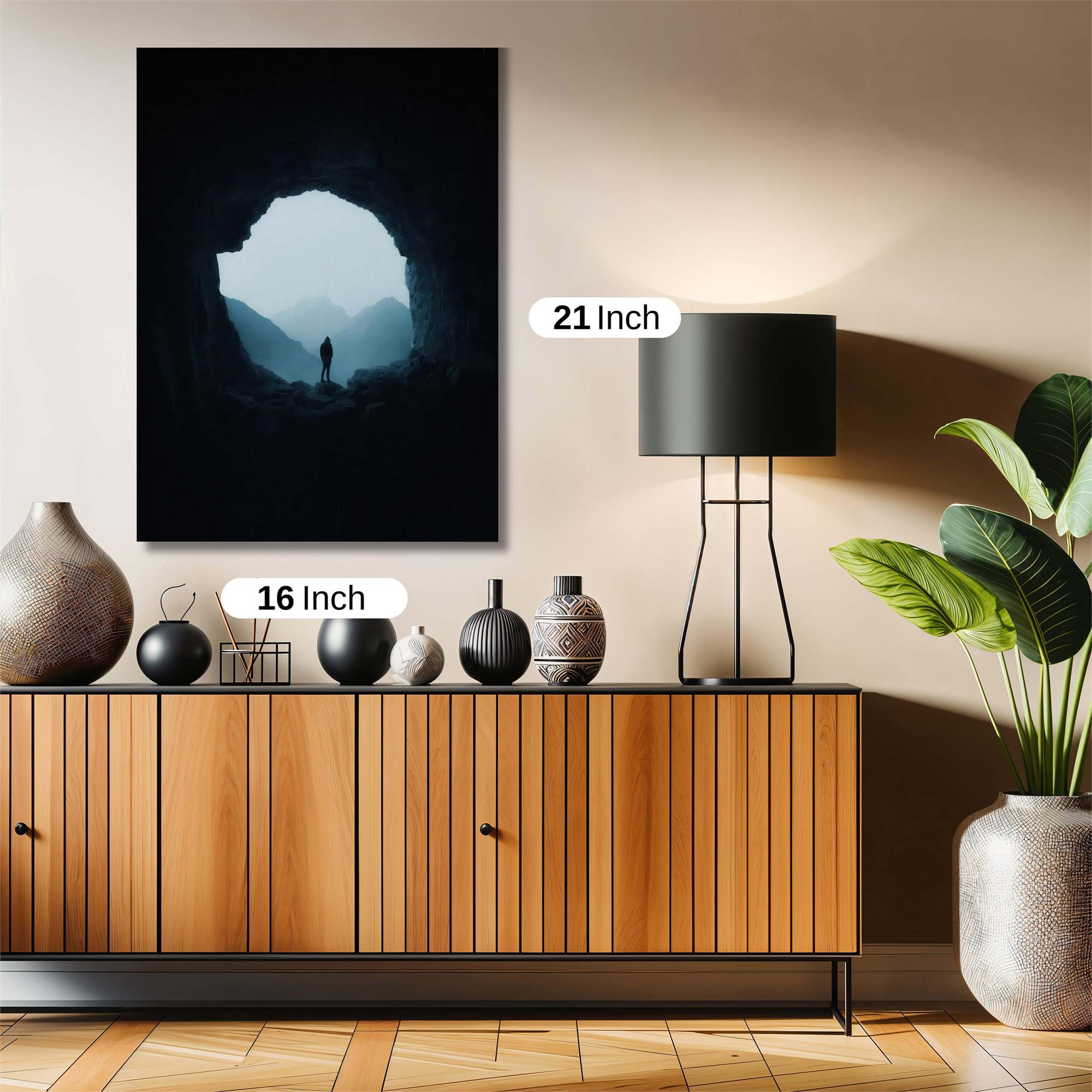 Cave Solitude Safe Wall Magnetic / M