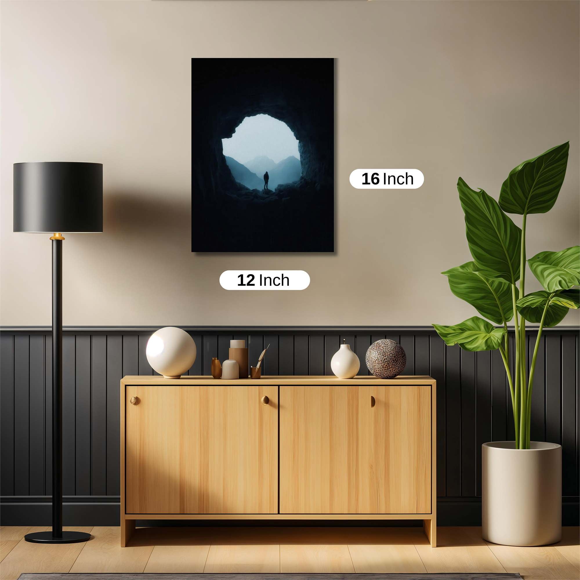 Cave Solitude Safe Wall Magnetic / M