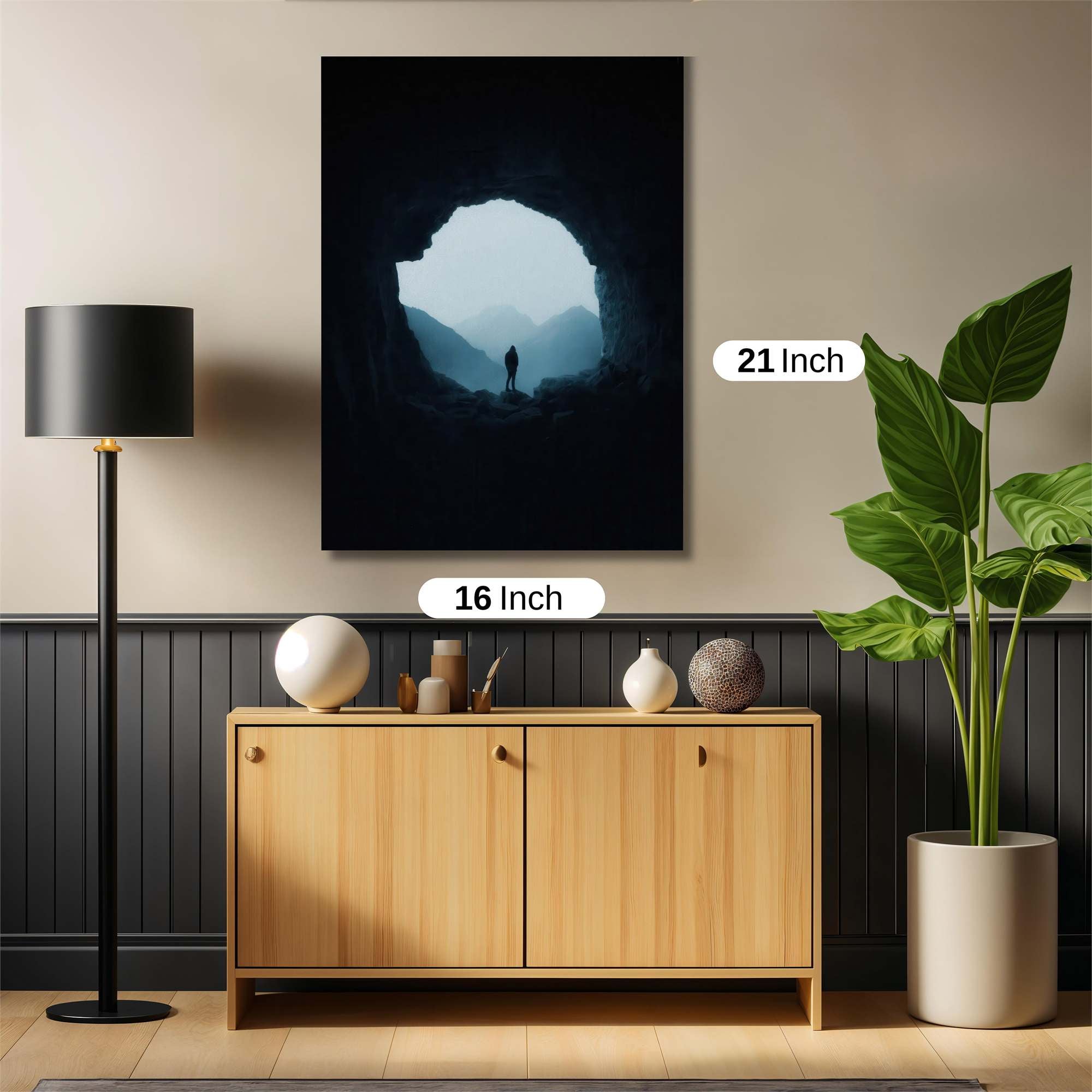 Cave Solitude Safe Wall Magnetic / M