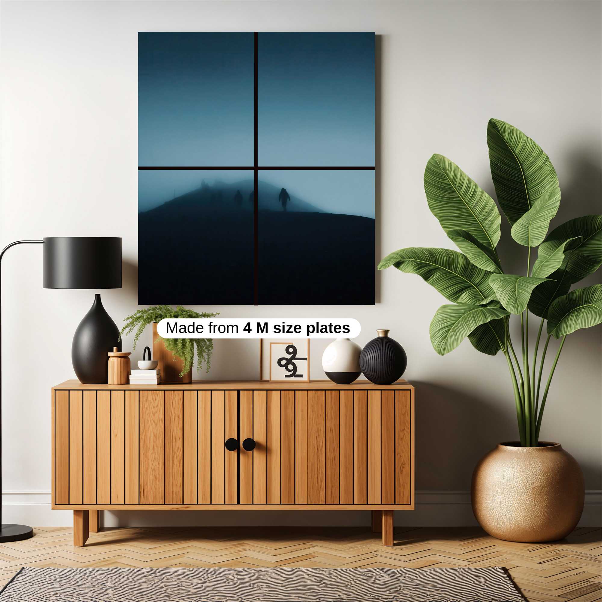 Silhouetted Mystery Safe Wall Magnetic / M
