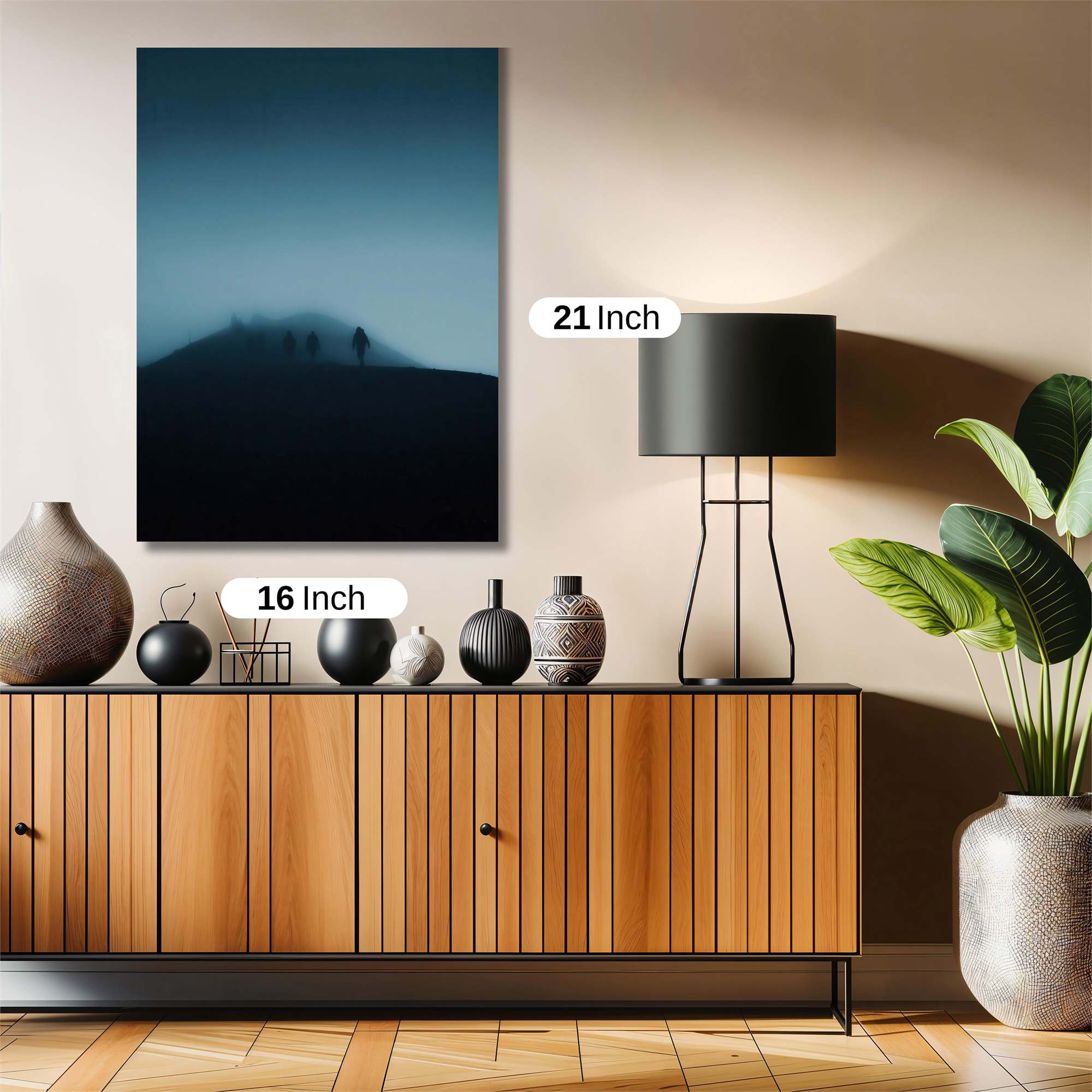 Silhouetted Mystery Safe Wall Magnetic / M