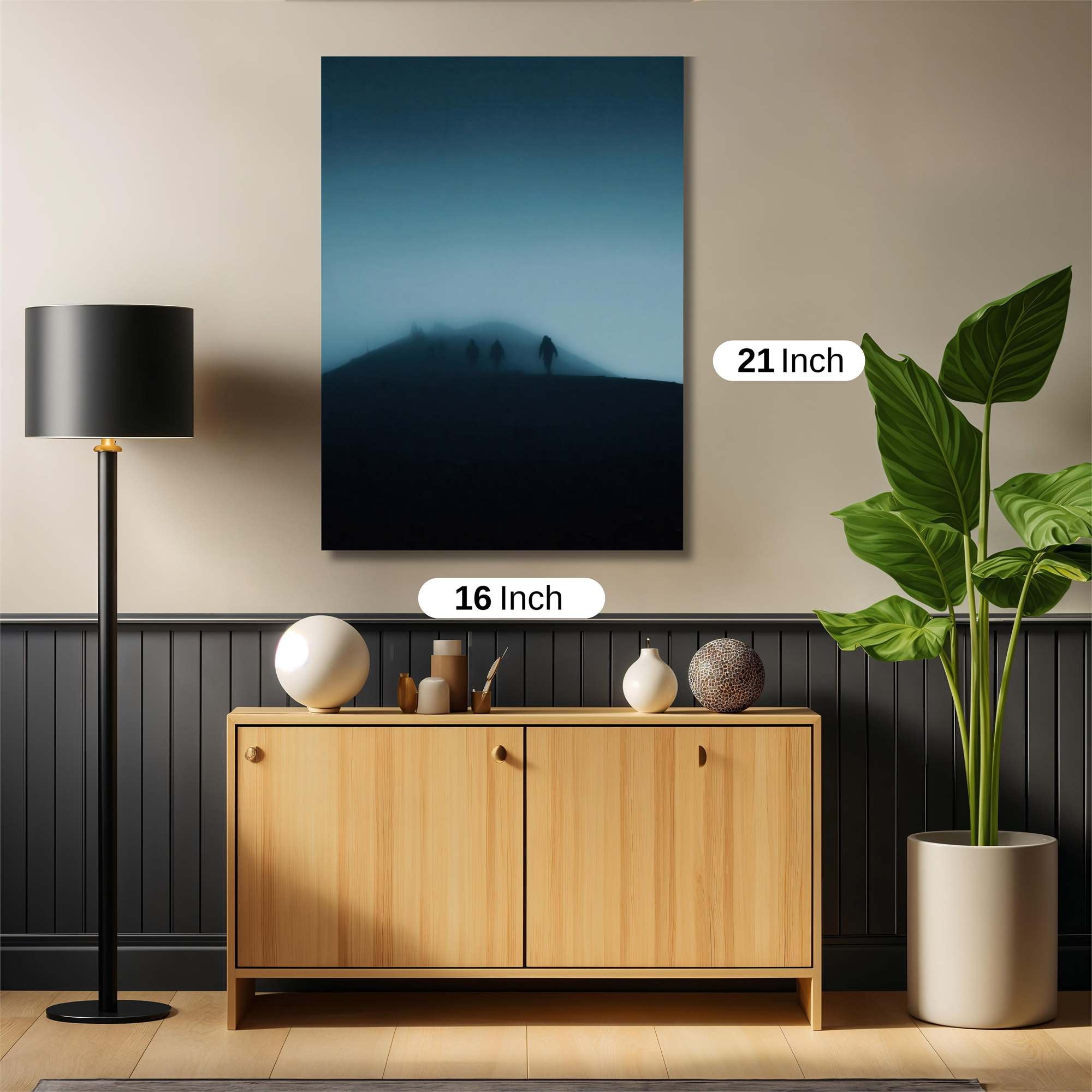 Silhouetted Mystery Safe Wall Magnetic / M