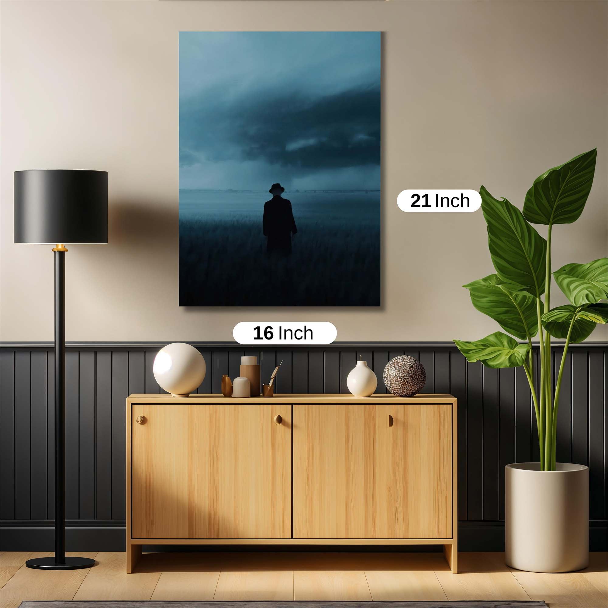 Silhouette Solitude Safe Wall Magnetic / M