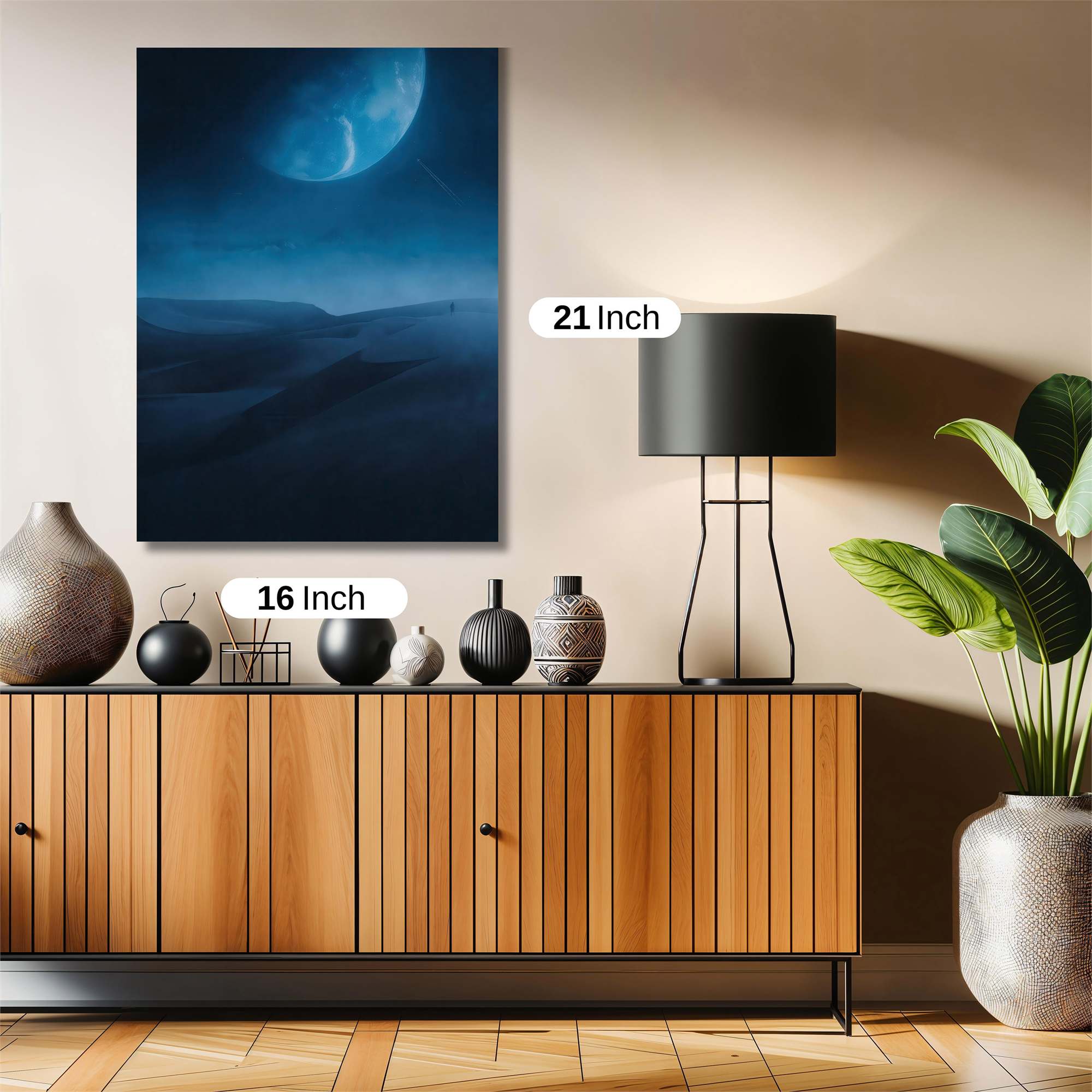 Moonlit Solitude Safe Wall Magnetic / M