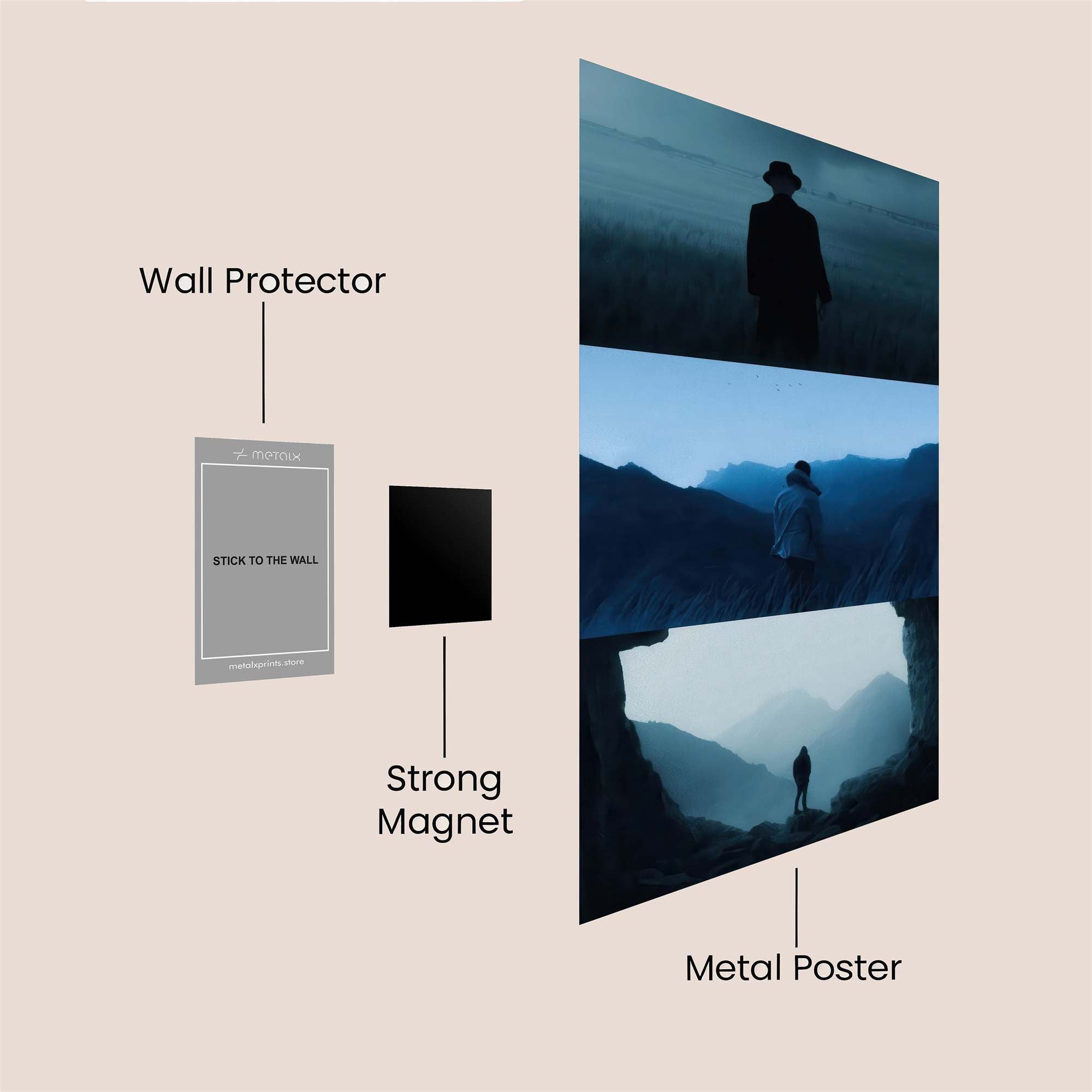 Lone Odyssey Safe Wall Magnetic / M