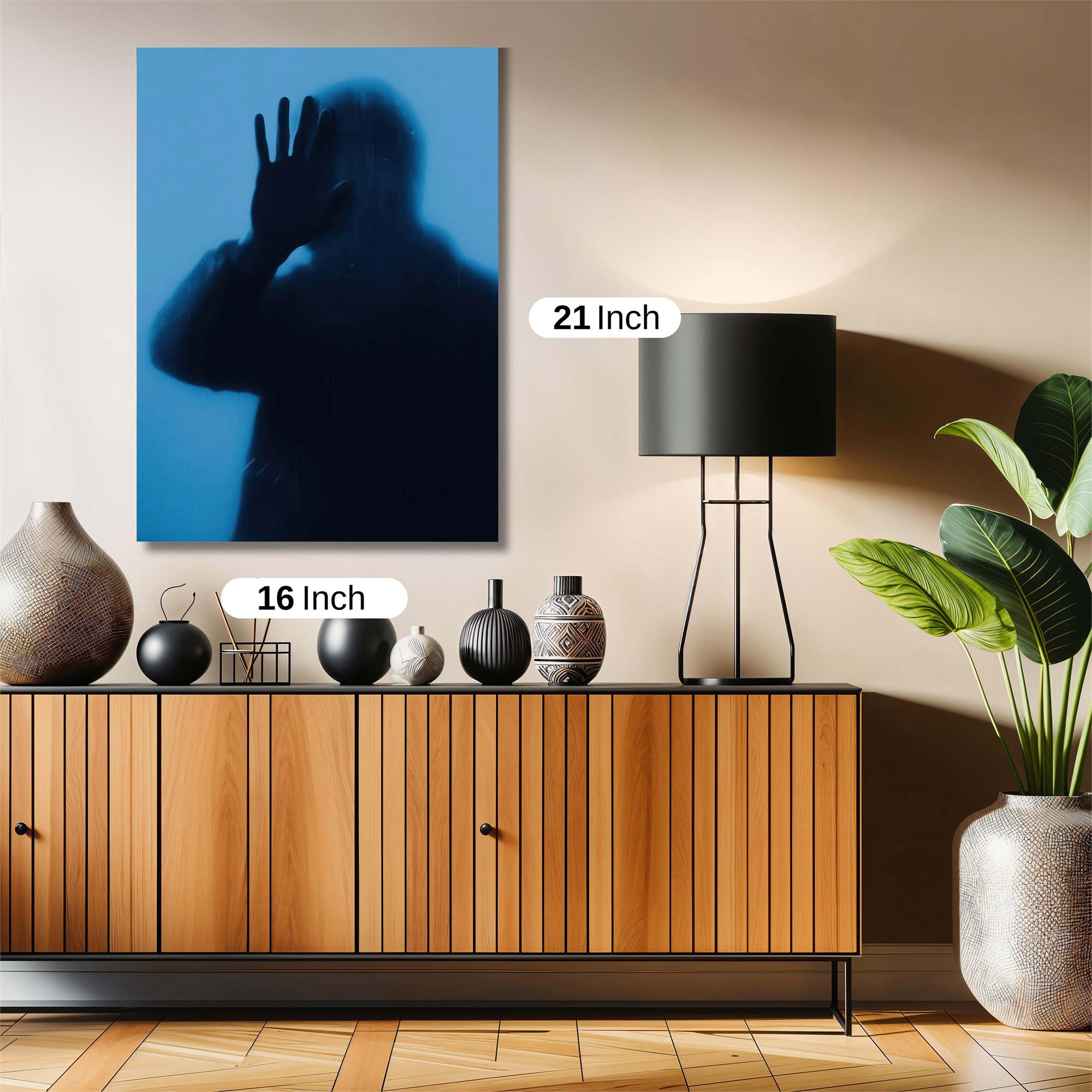Shadowed Solitude Safe Wall Magnetic / M
