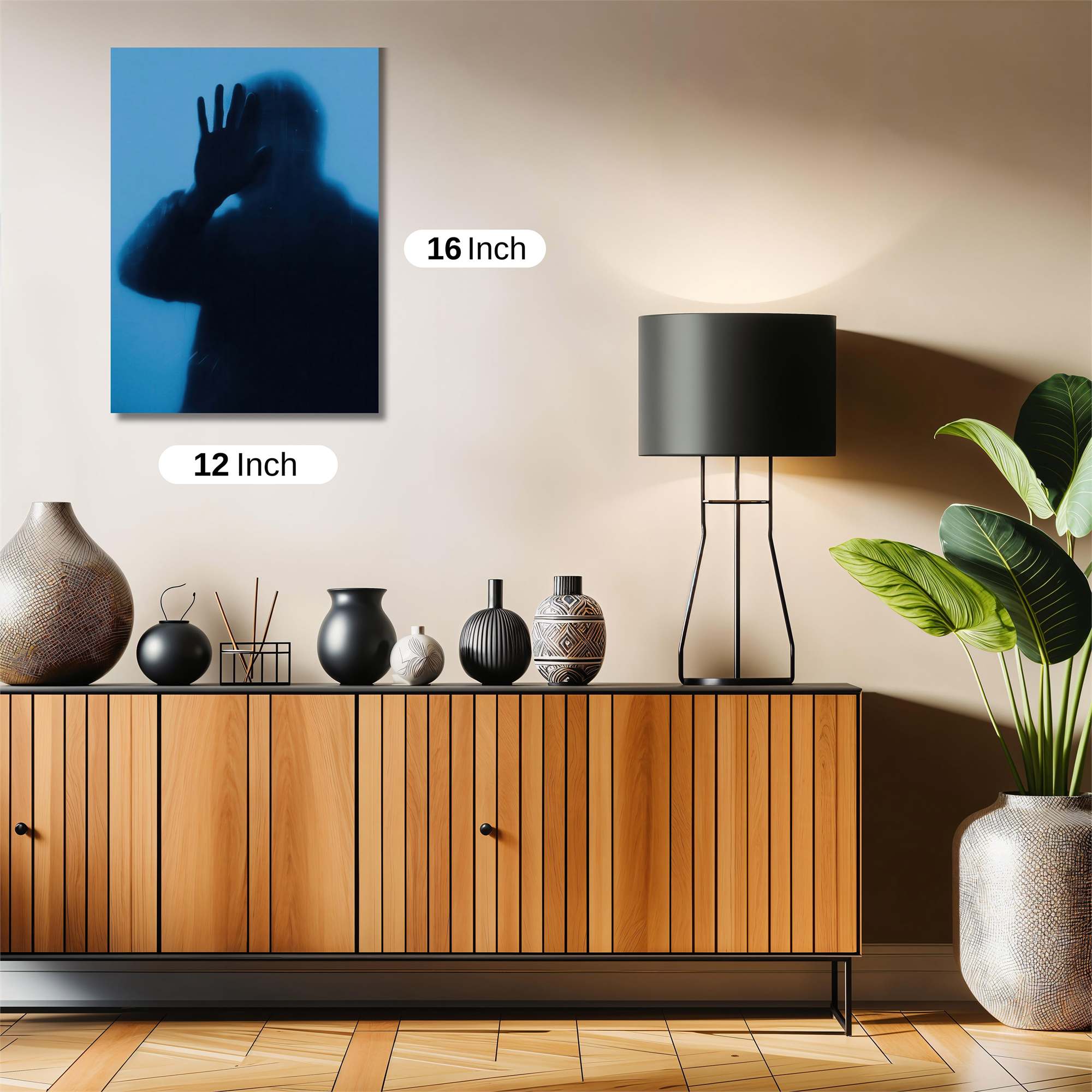 Shadowed Solitude Safe Wall Magnetic / M