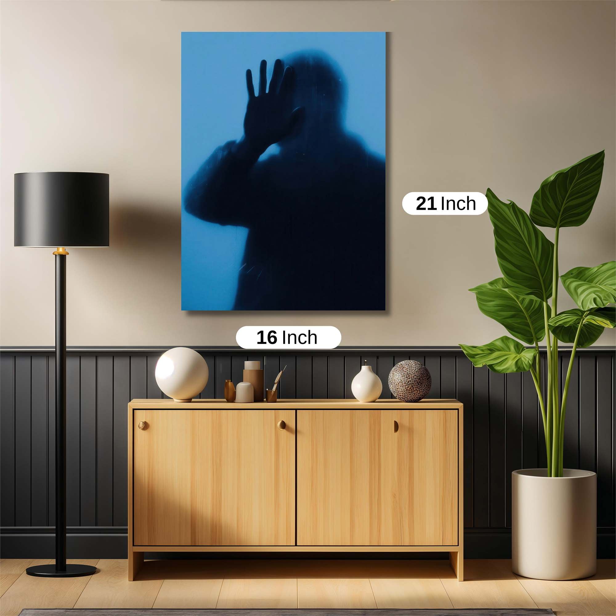 Shadowed Solitude Safe Wall Magnetic / M