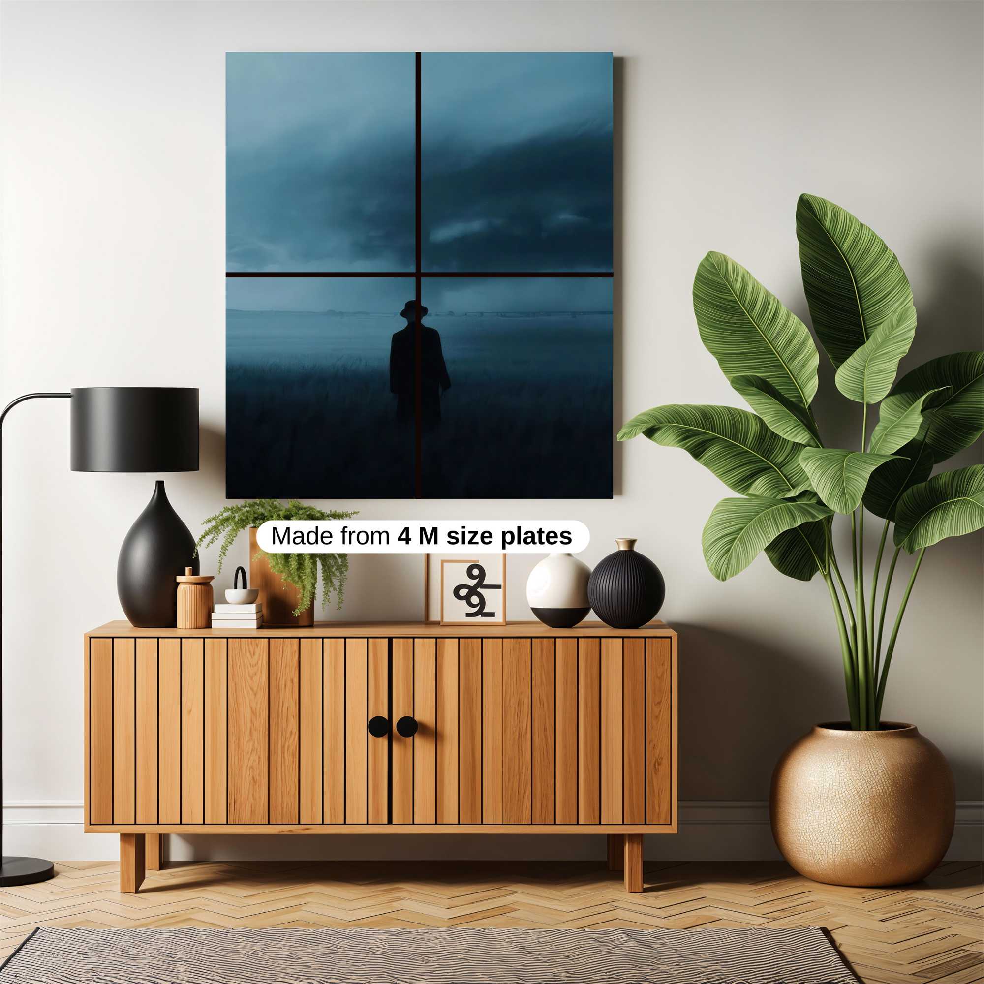 Silhouette Solitude Safe Wall Magnetic / M