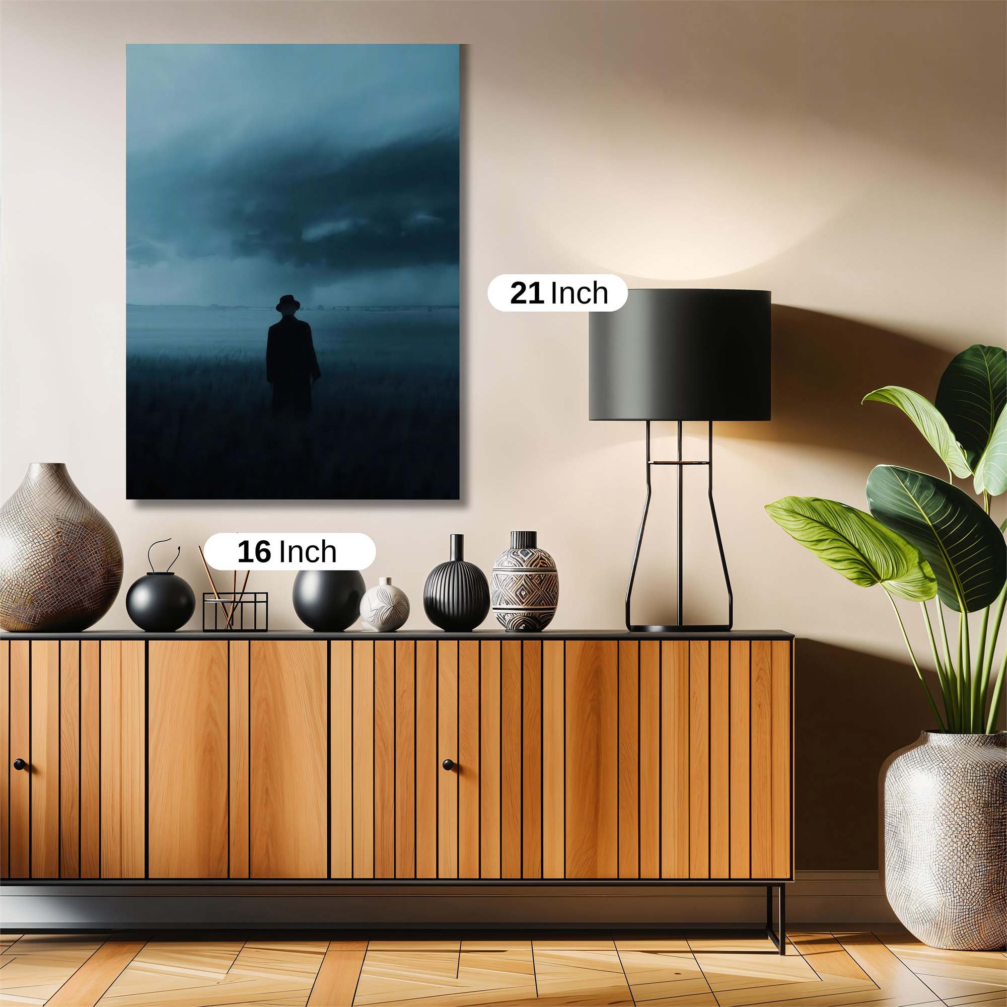 Silhouette Solitude Safe Wall Magnetic / M