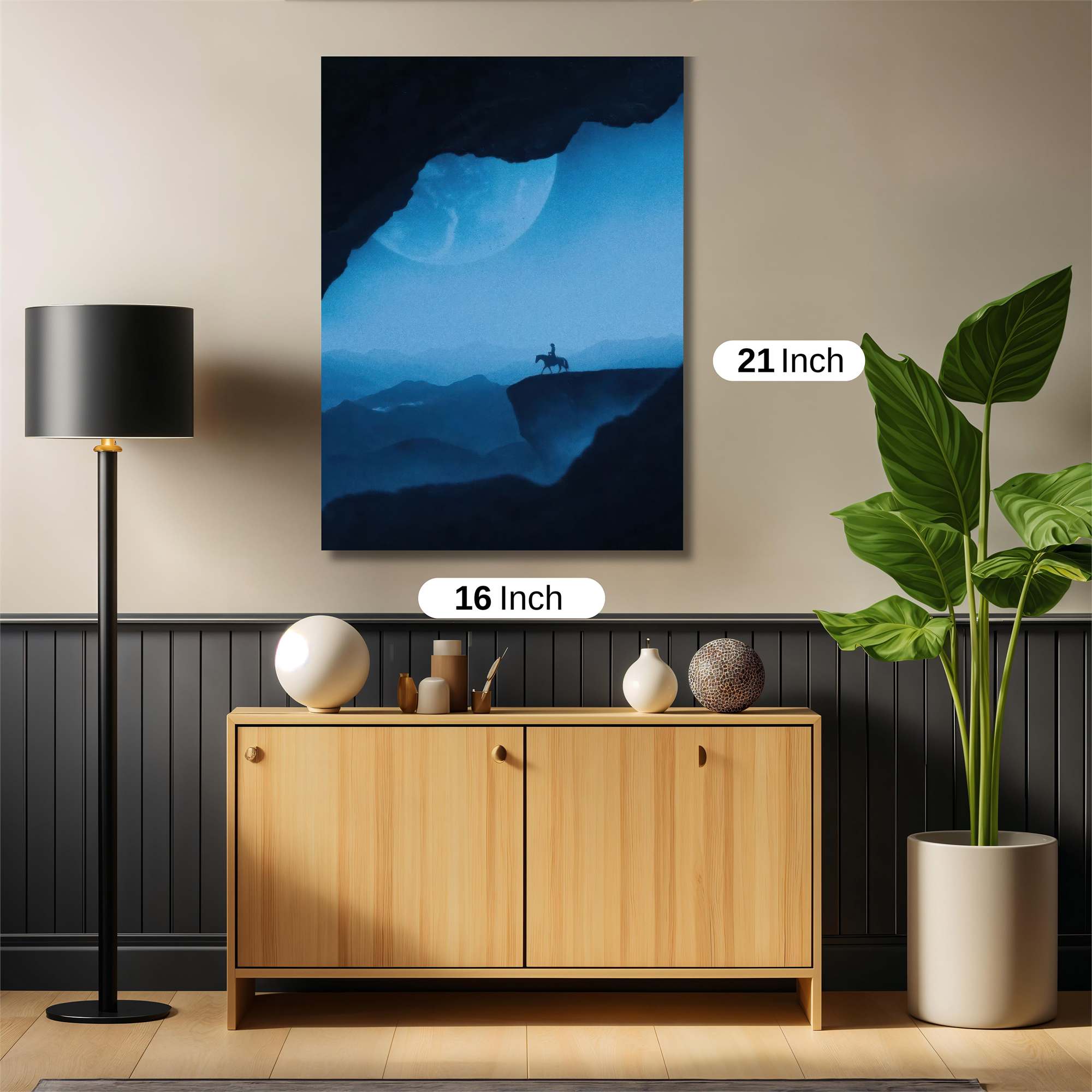 Moonlit Journey Safe Wall Magnetic / M