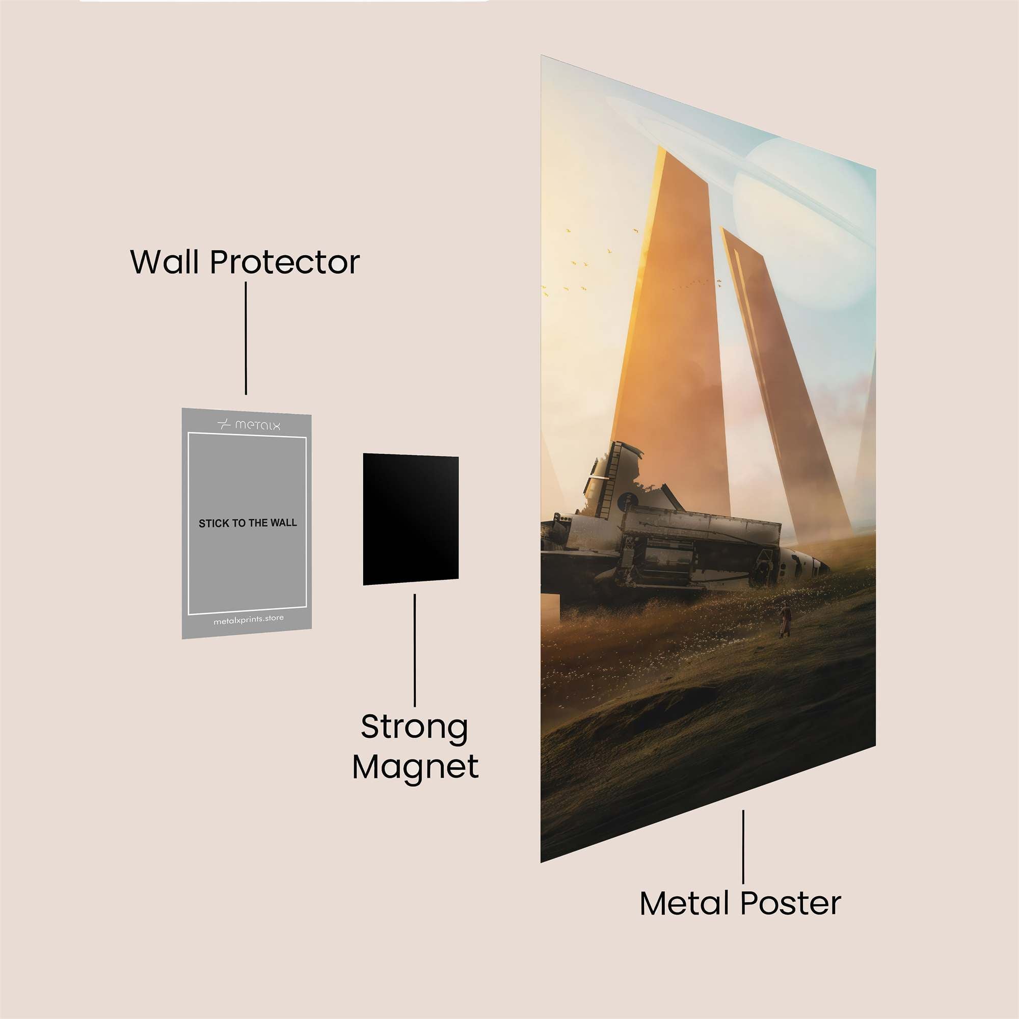 Monolith Mystery Safe Wall Magnetic / M