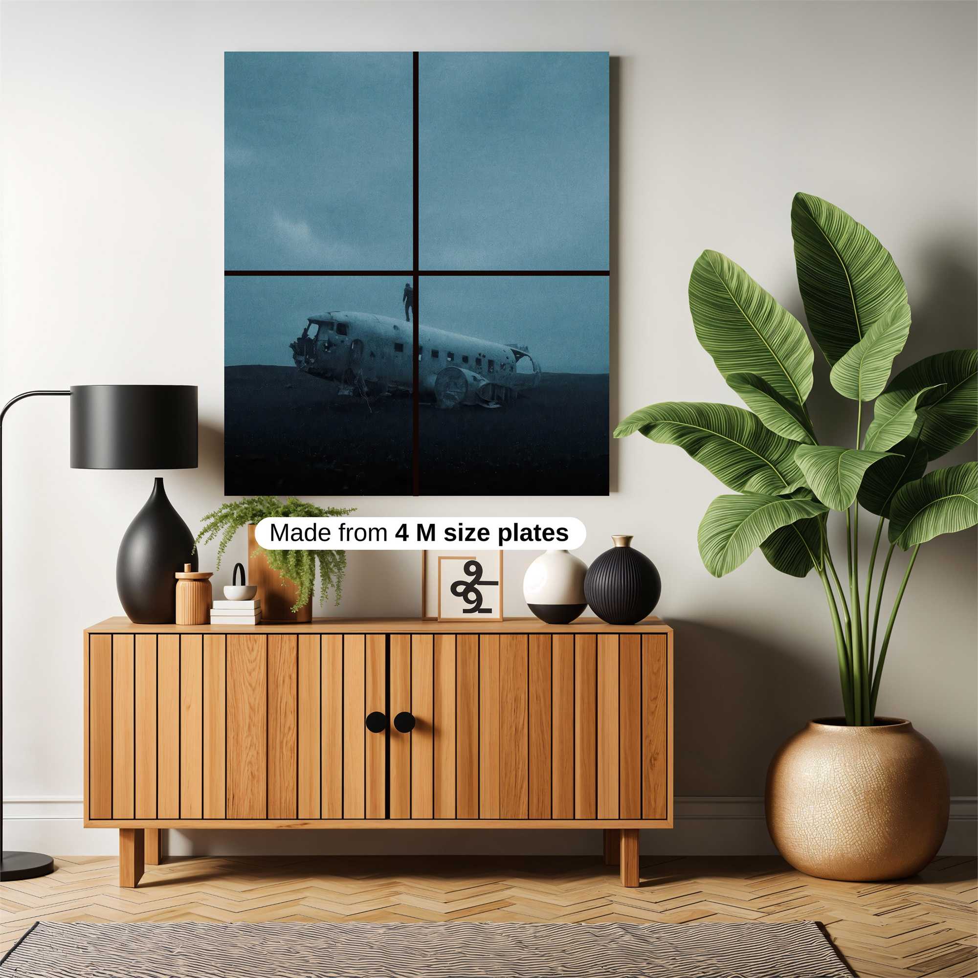 Plane Solitude Safe Wall Magnetic / M