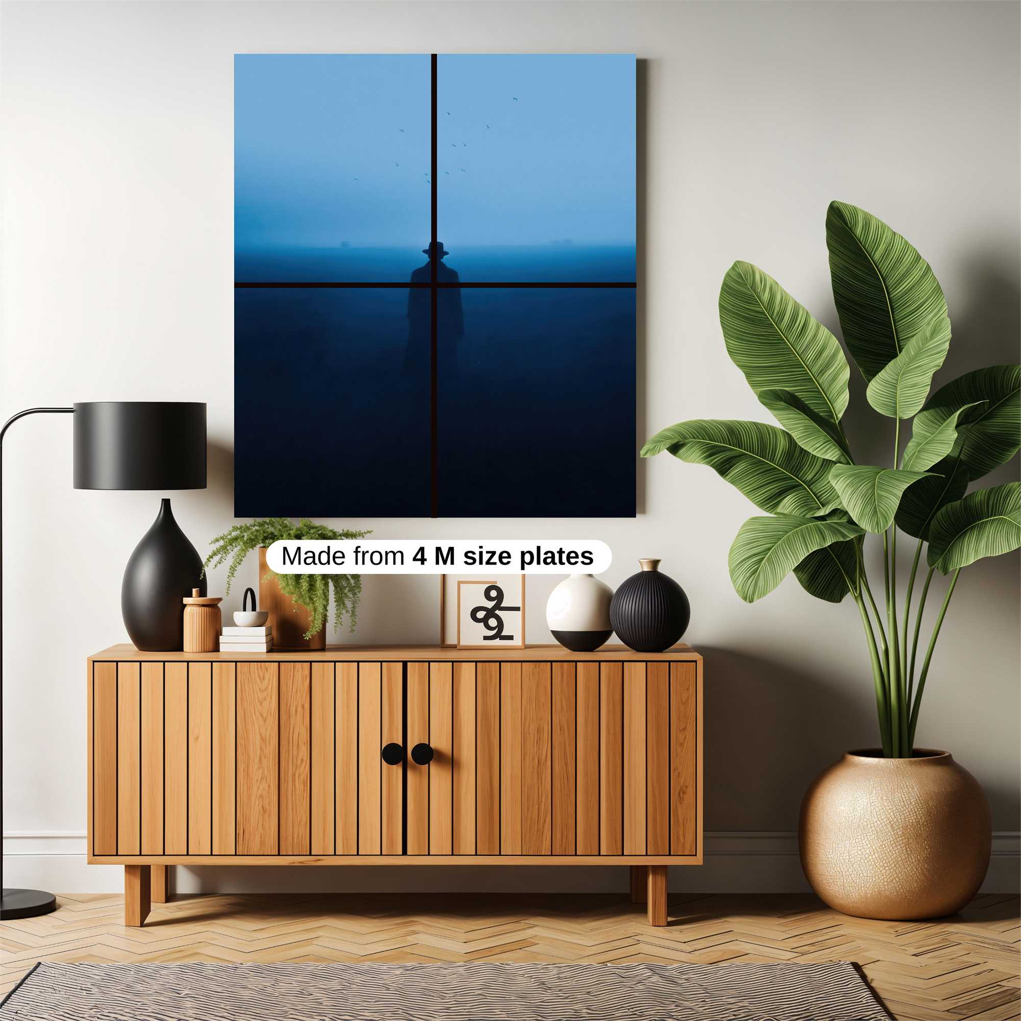 Silhouette Solitude Safe Wall Magnetic / M