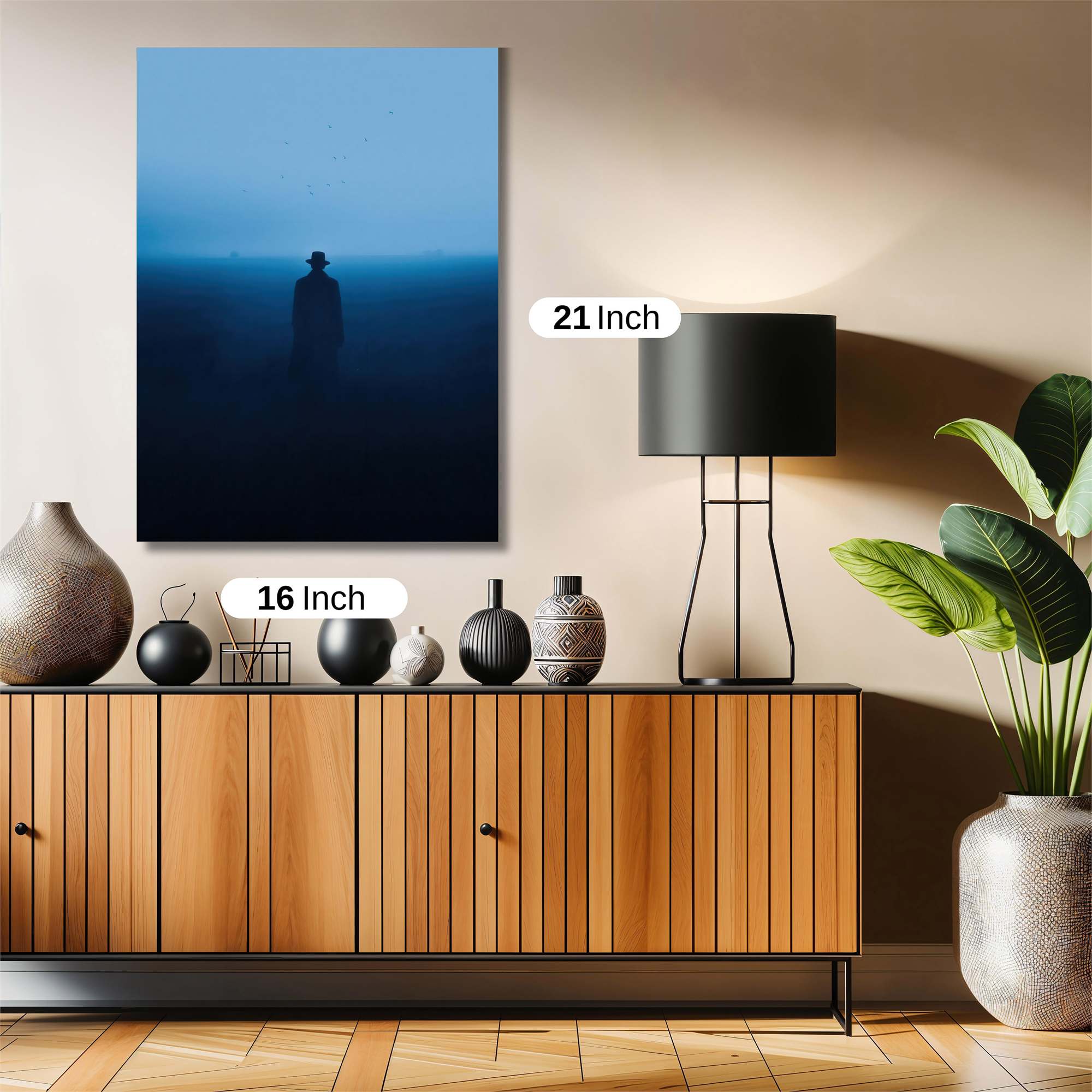 Silhouette Solitude Safe Wall Magnetic / M