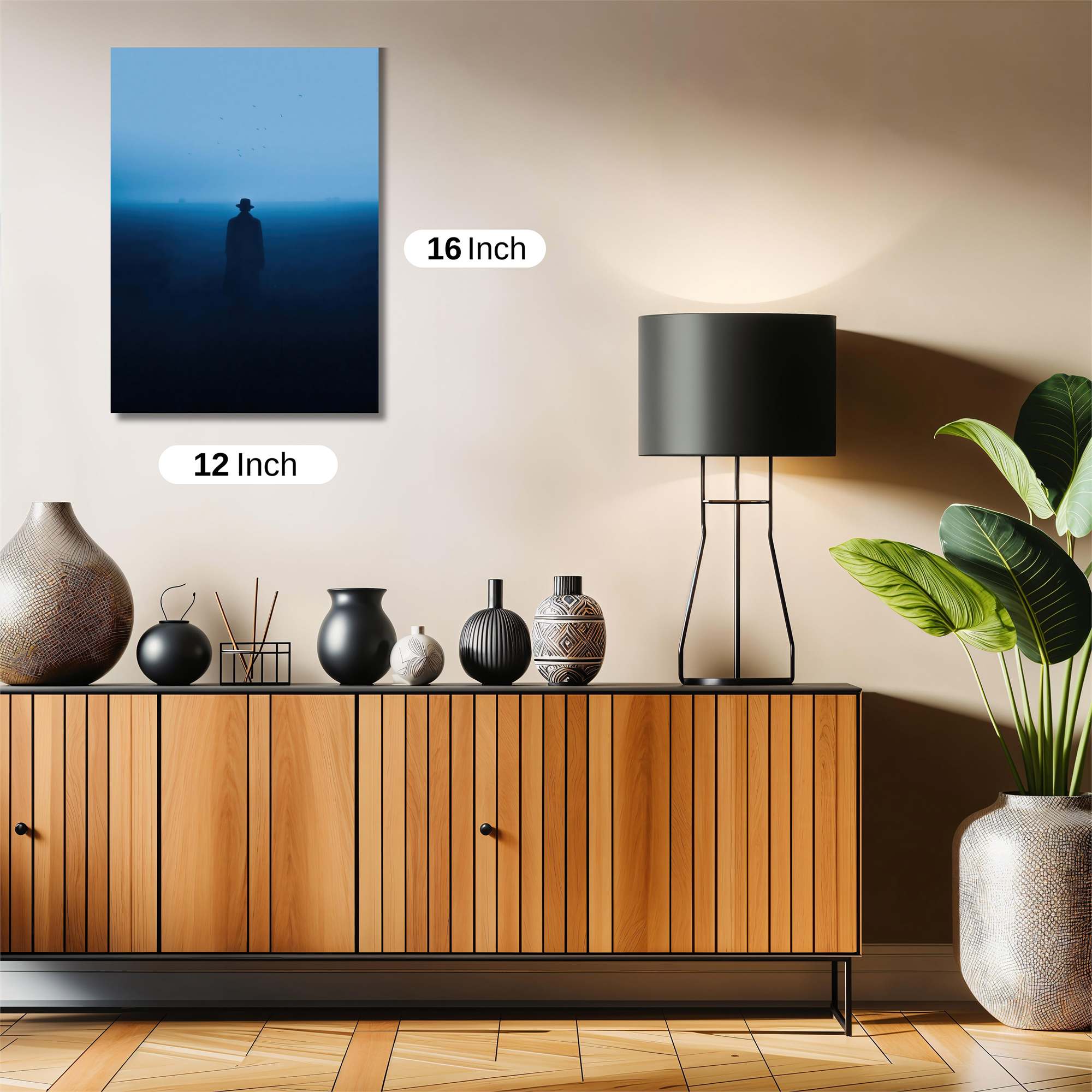 Silhouette Solitude Safe Wall Magnetic / M