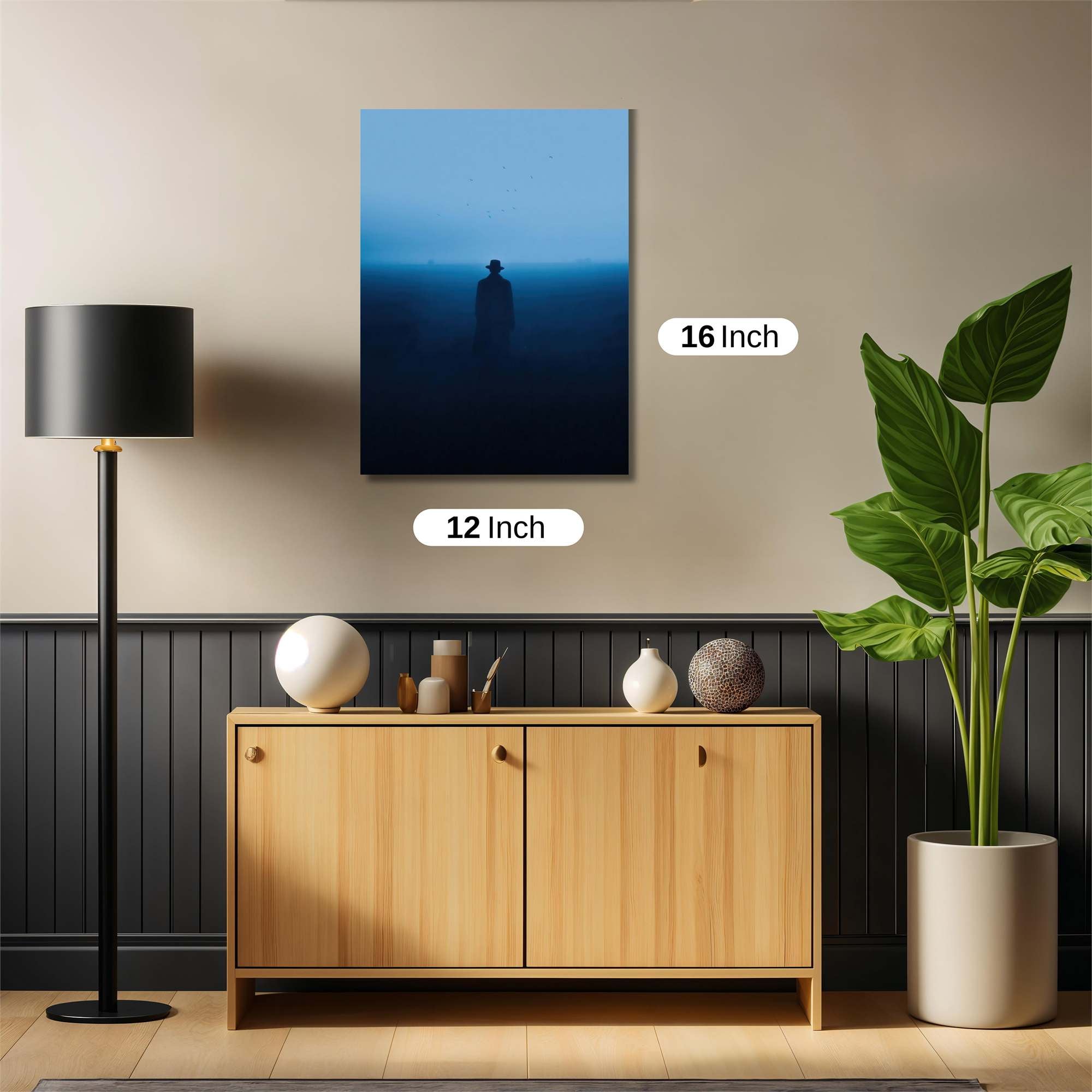 Silhouette Solitude Safe Wall Magnetic / M