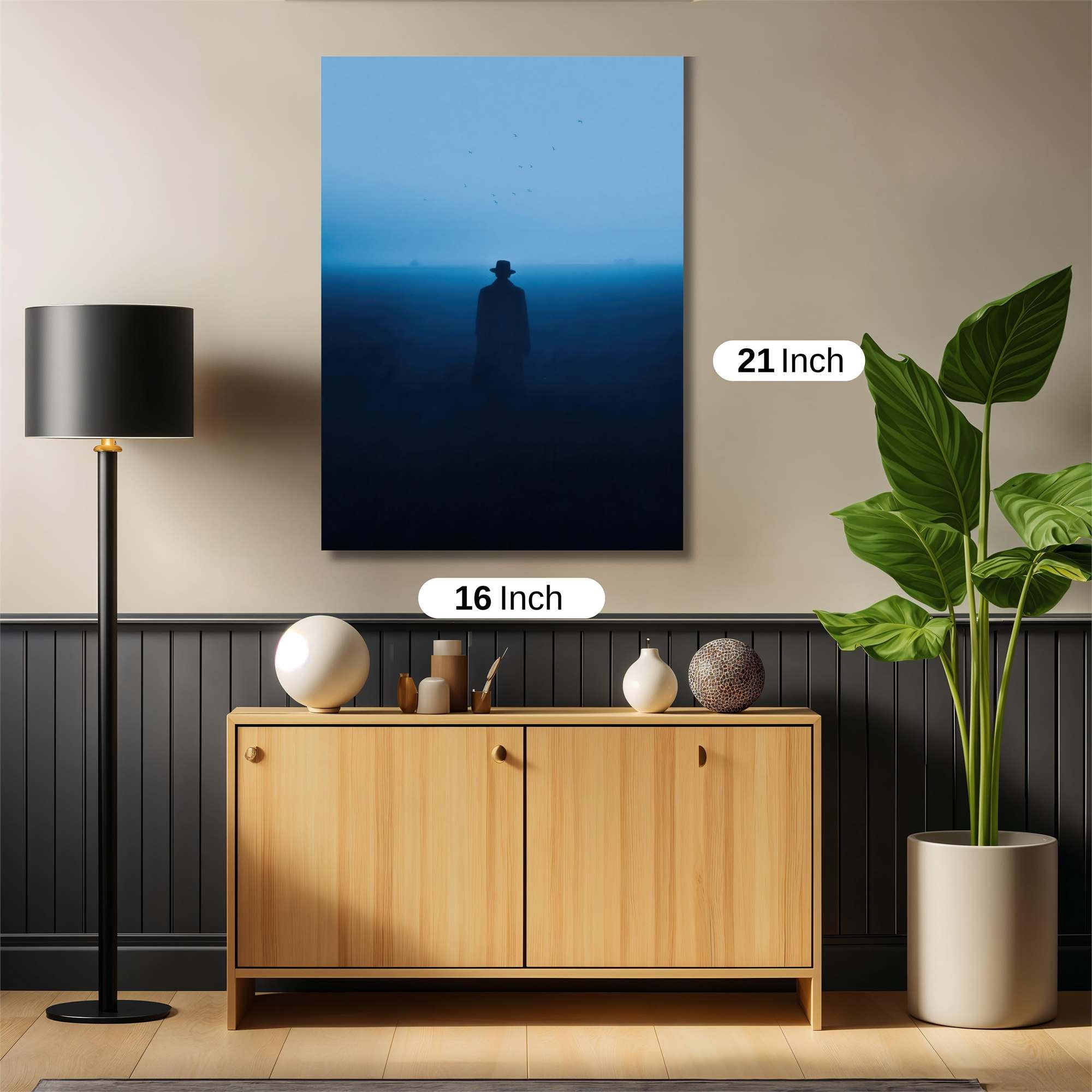 Silhouette Solitude Safe Wall Magnetic / M