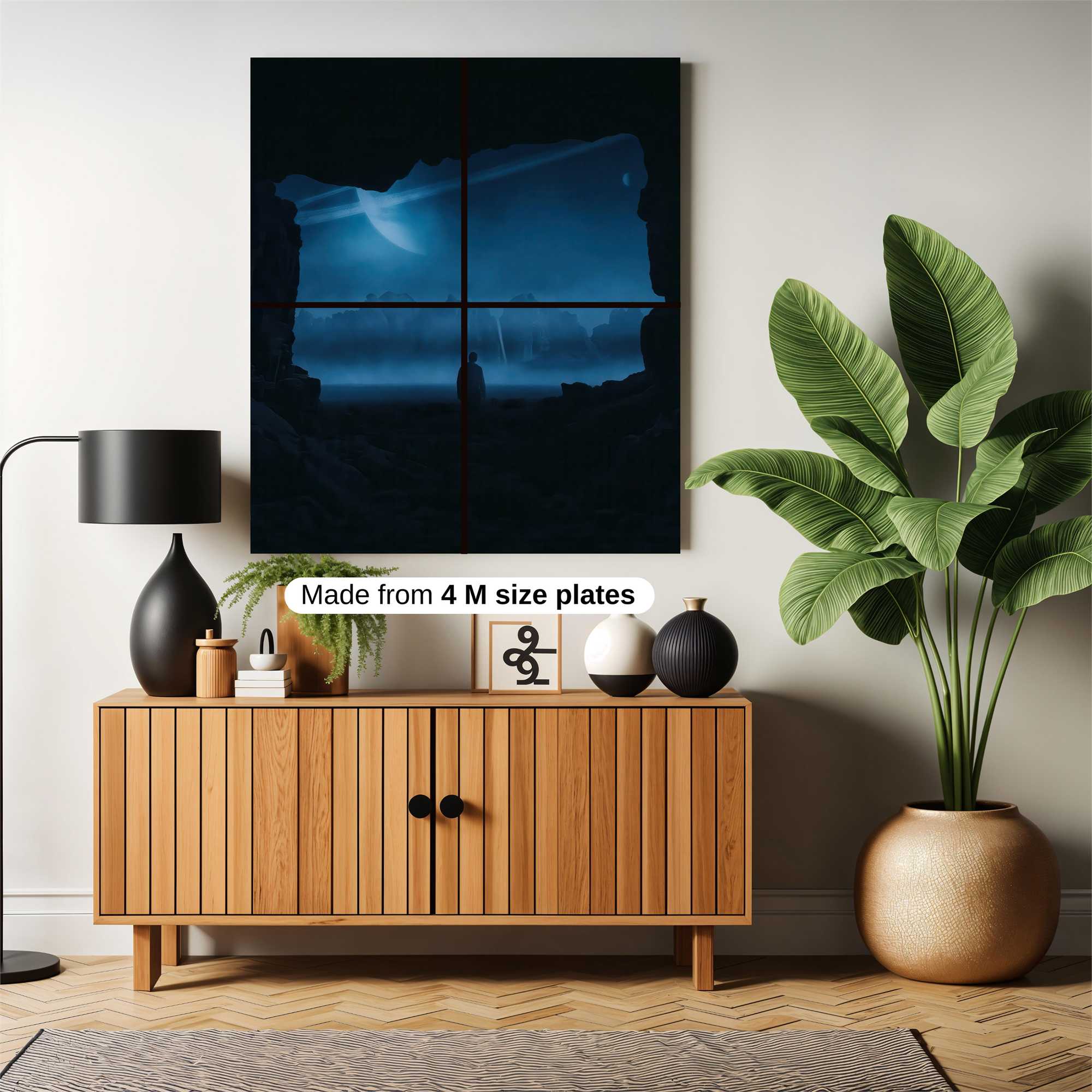 Moonlit Solitude Safe Wall Magnetic / M
