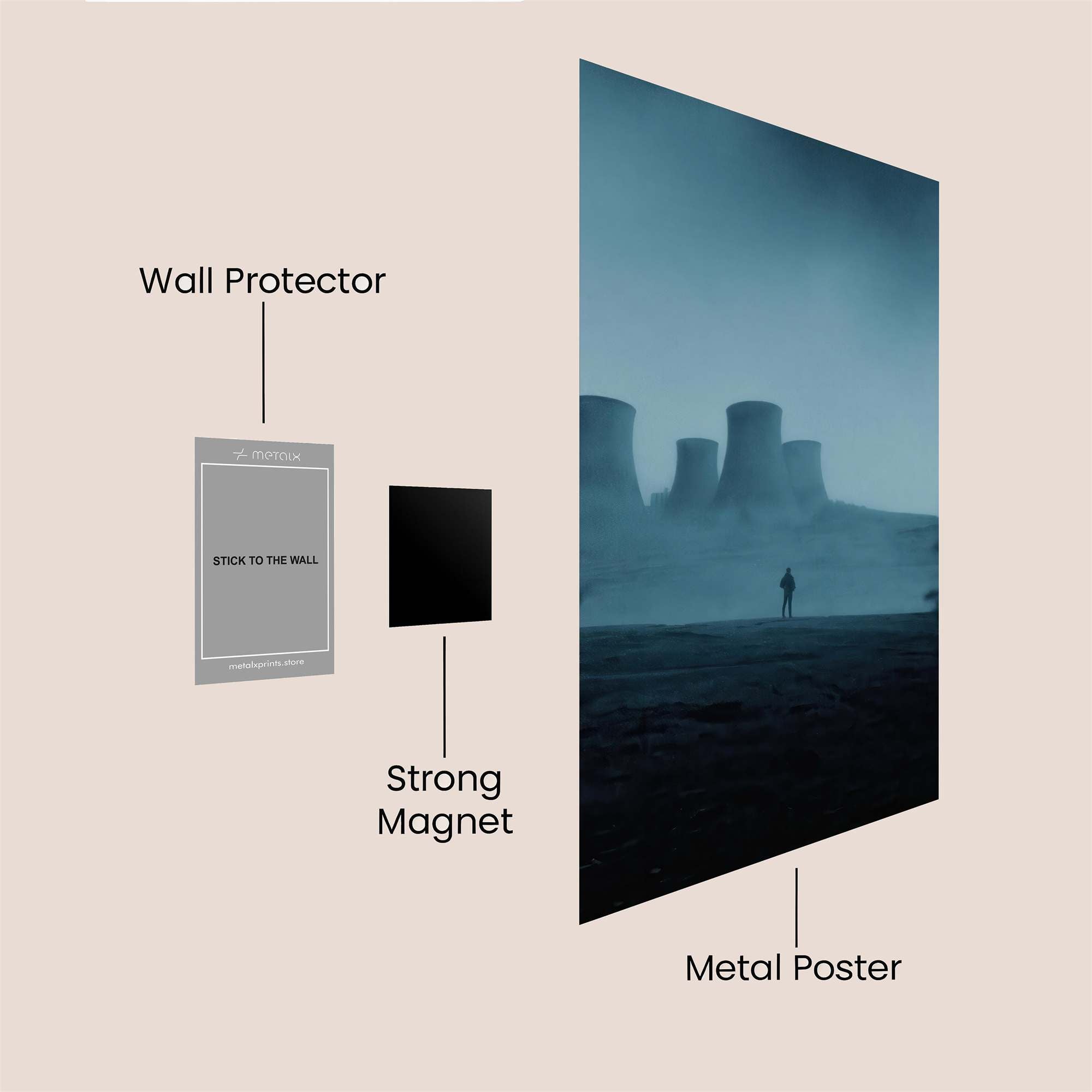 Nuclear Gloom Safe Wall Magnetic / M
