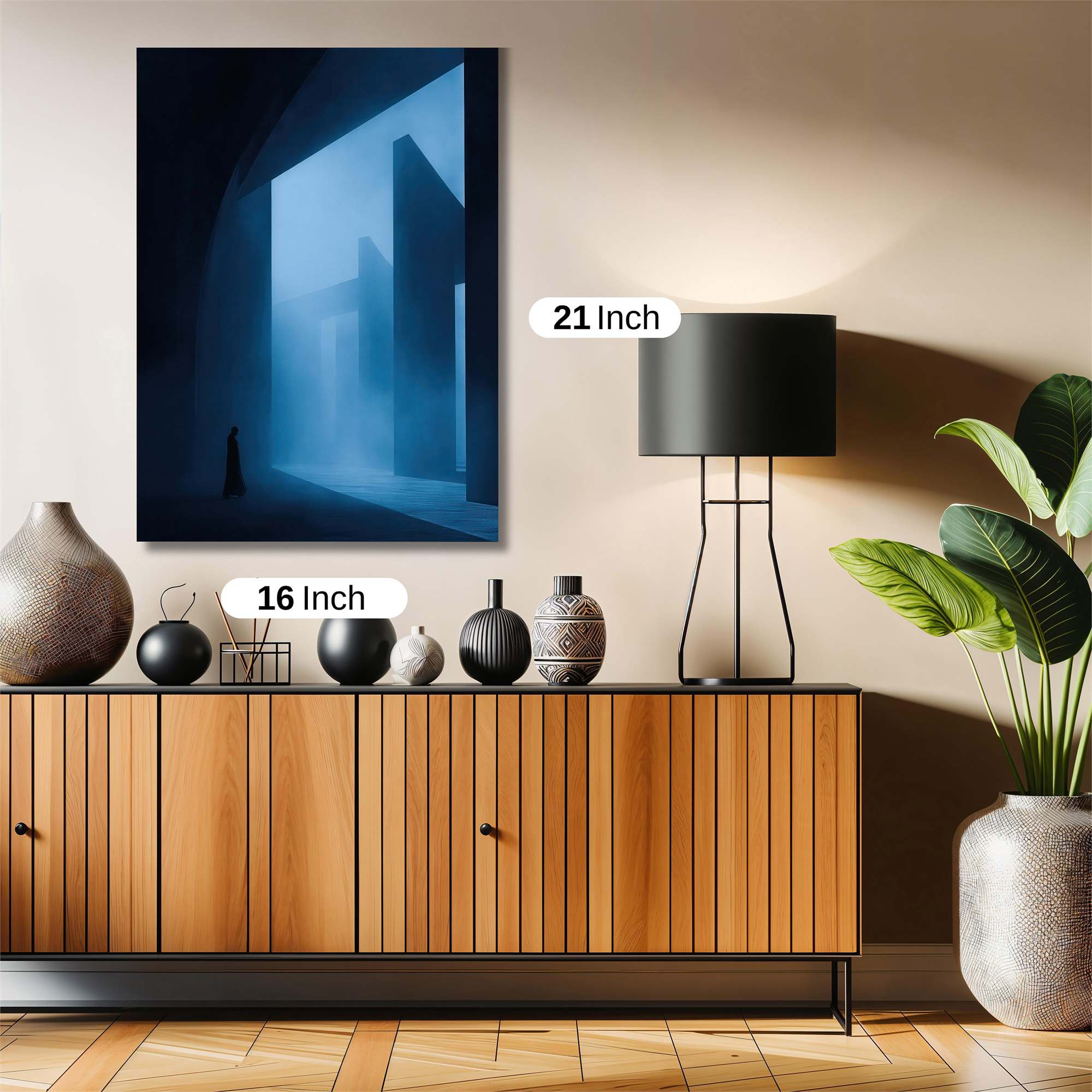 Shadowed Serenity Safe Wall Magnetic / M