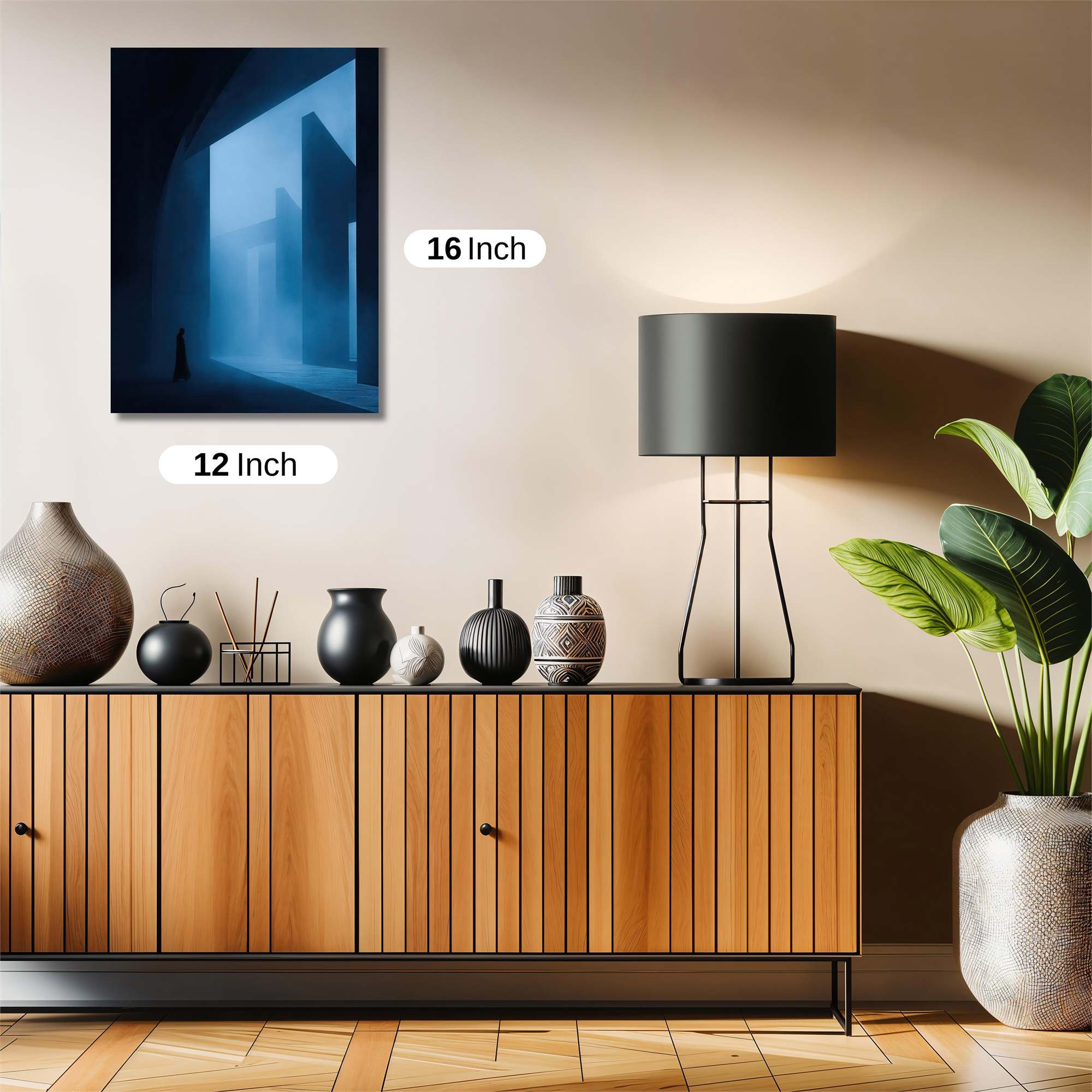 Shadowed Serenity Safe Wall Magnetic / M