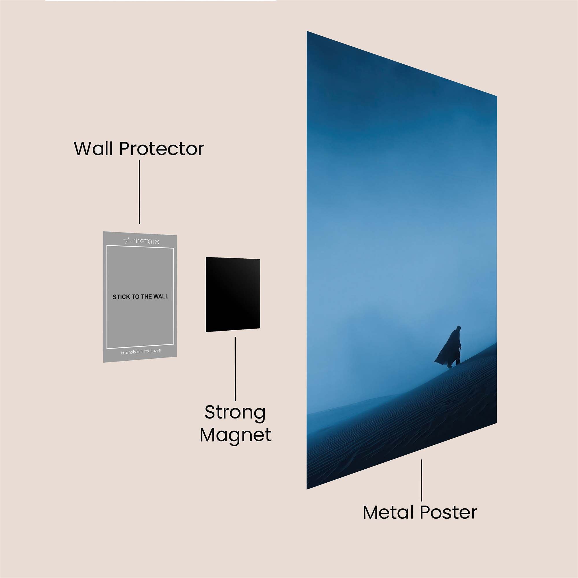 Wanderer Enigma Safe Wall Magnetic / M