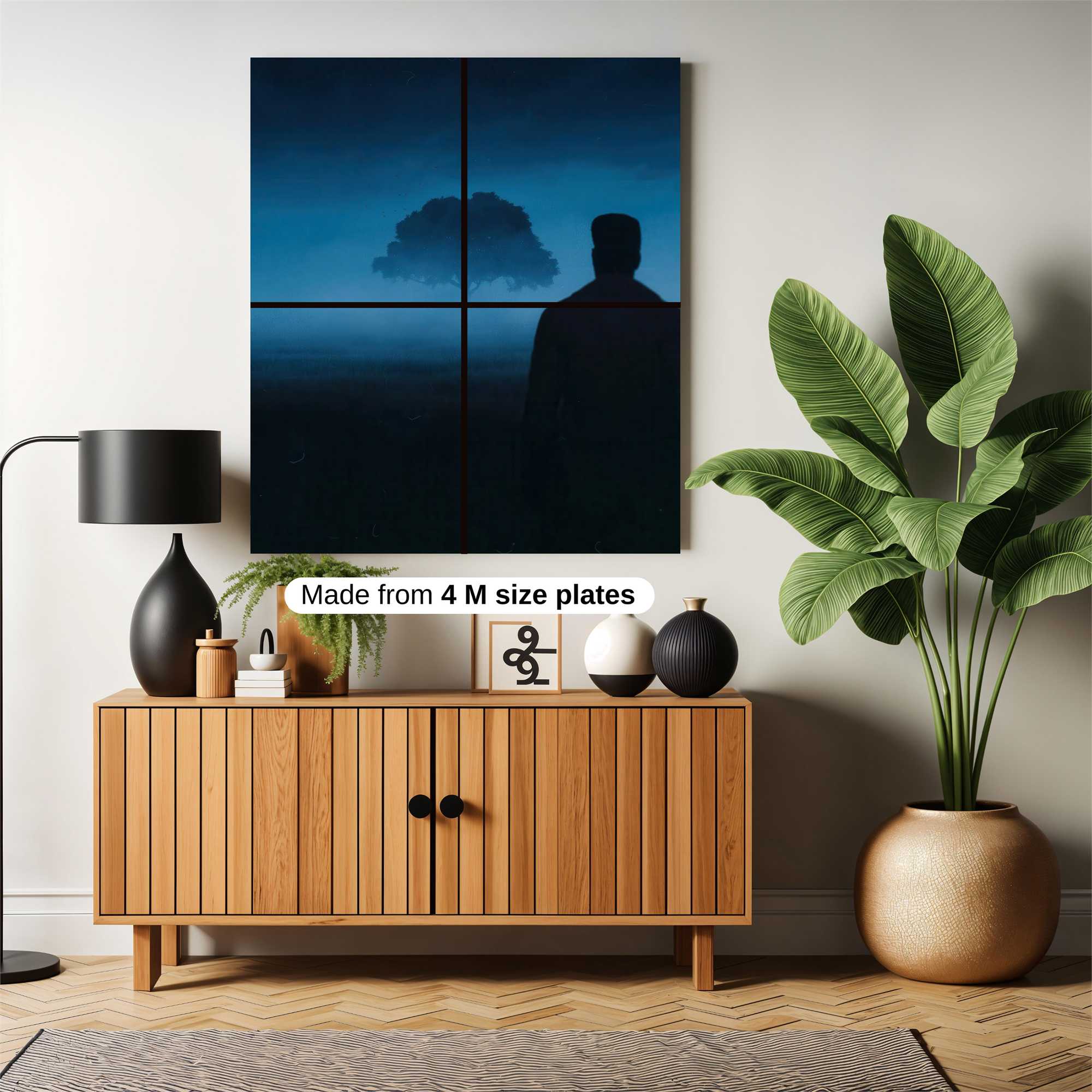 Tree Solitude Safe Wall Magnetic / M