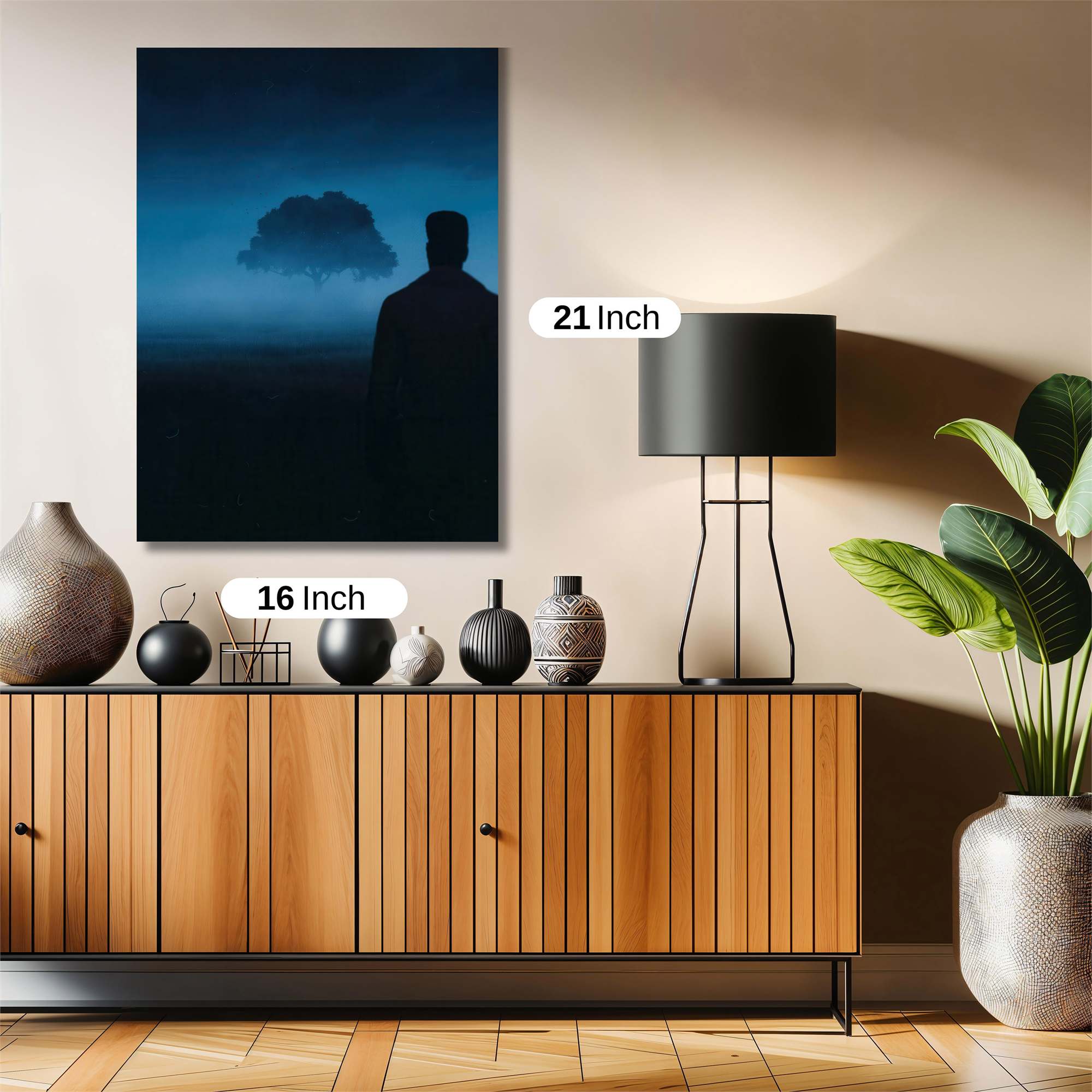 Tree Solitude Safe Wall Magnetic / M