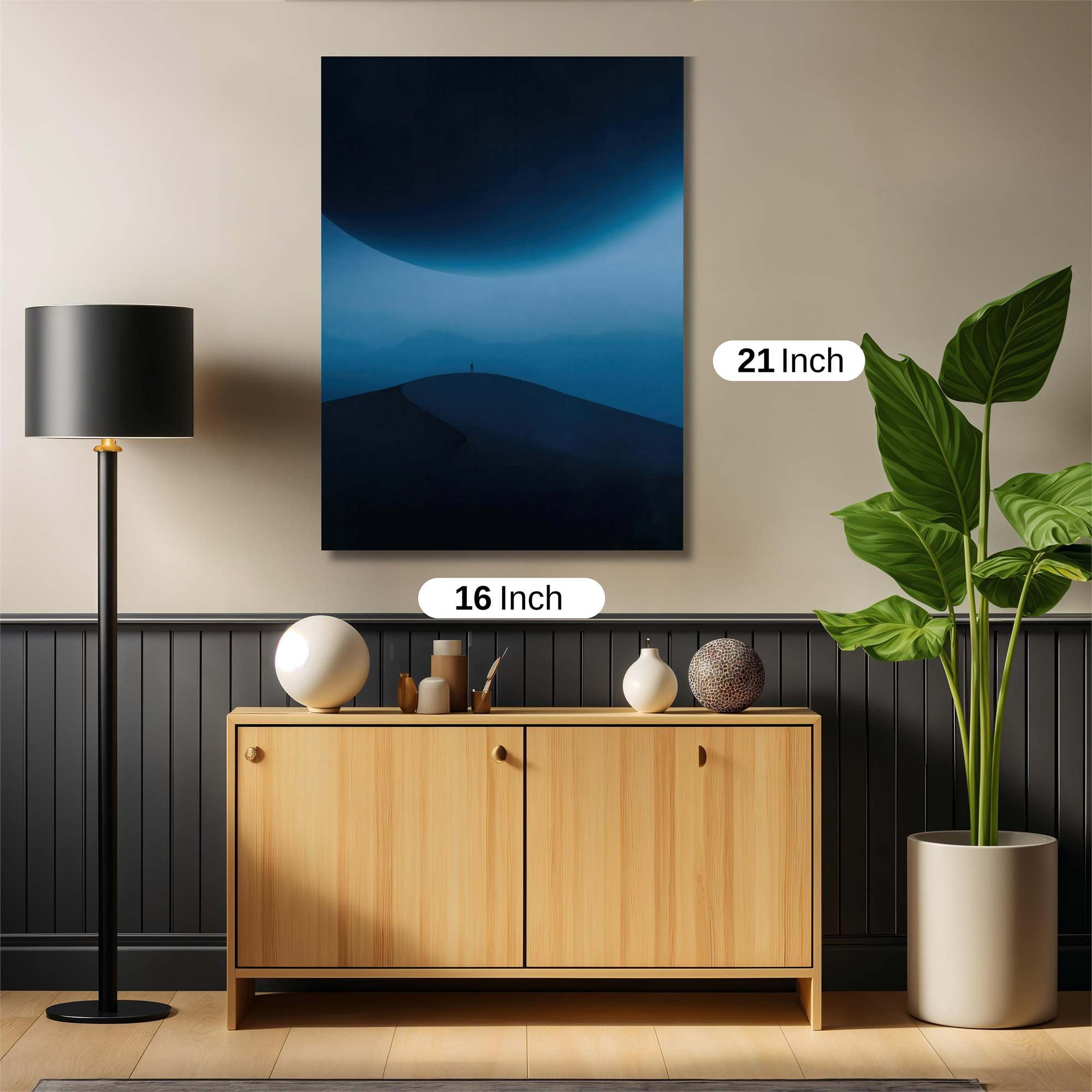 Moonlit Solitude Safe Wall Magnetic / M