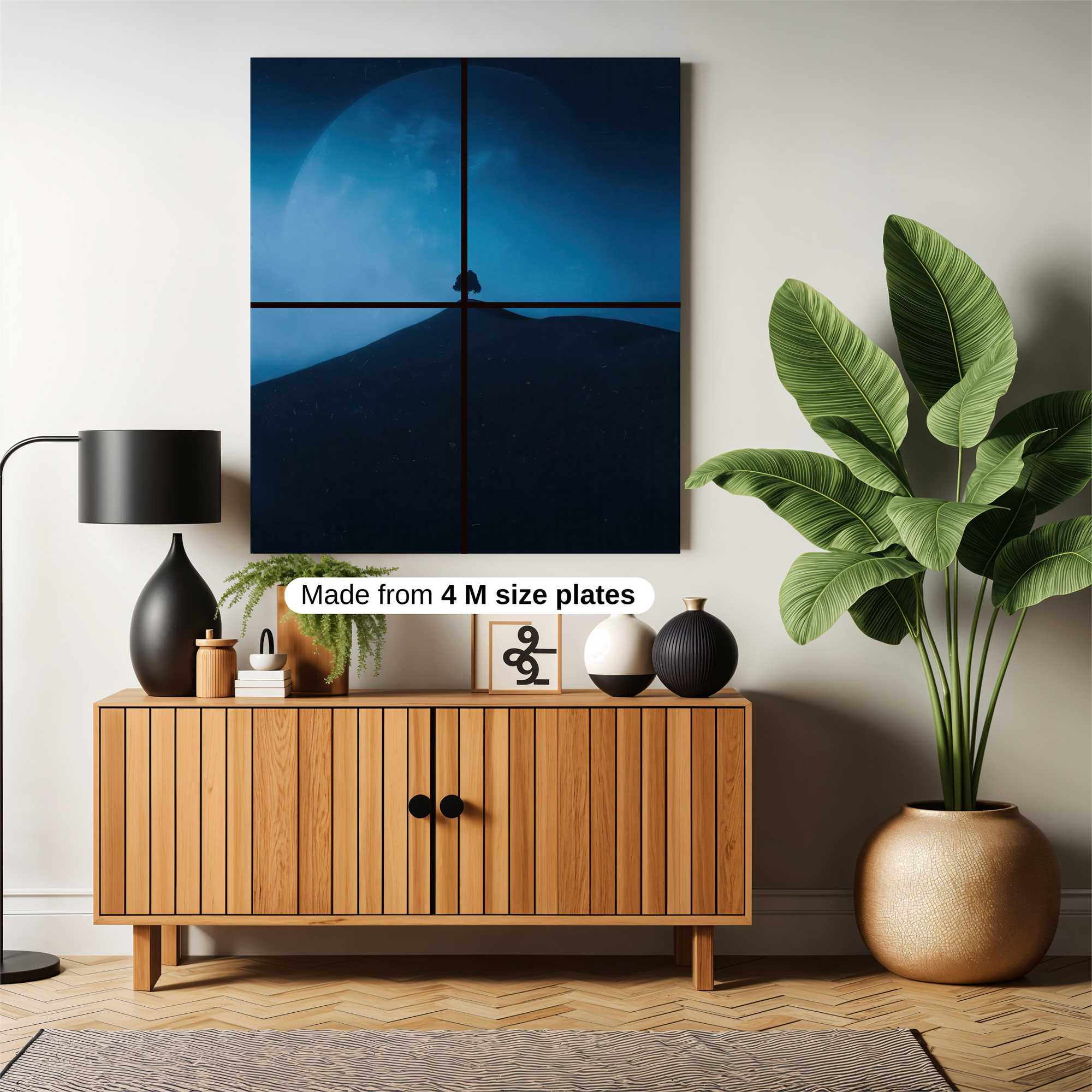 Moonlit Solitude Safe Wall Magnetic / M