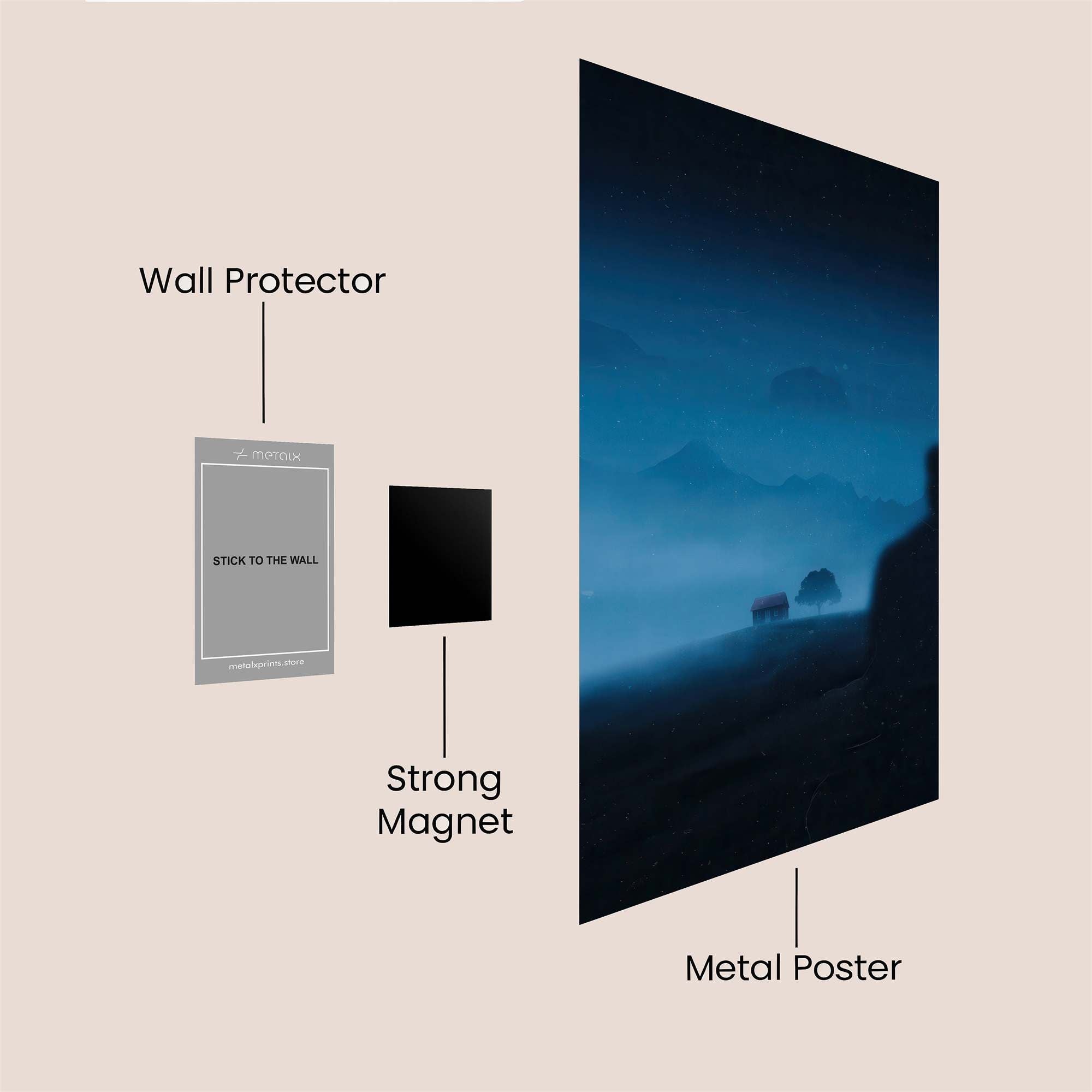 Solitude Dream Safe Wall Magnetic / M