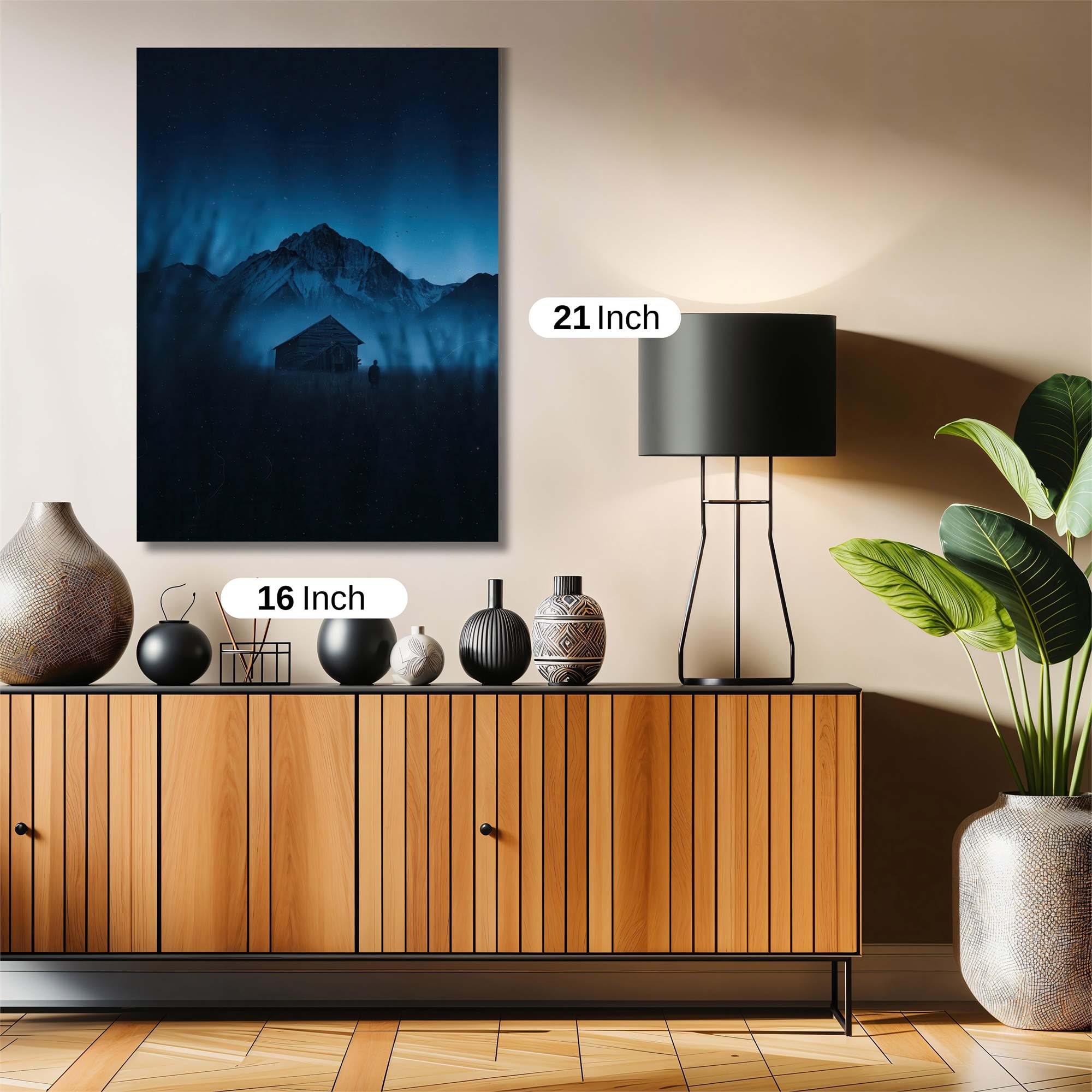 Cabin Twilight Safe Wall Magnetic / M