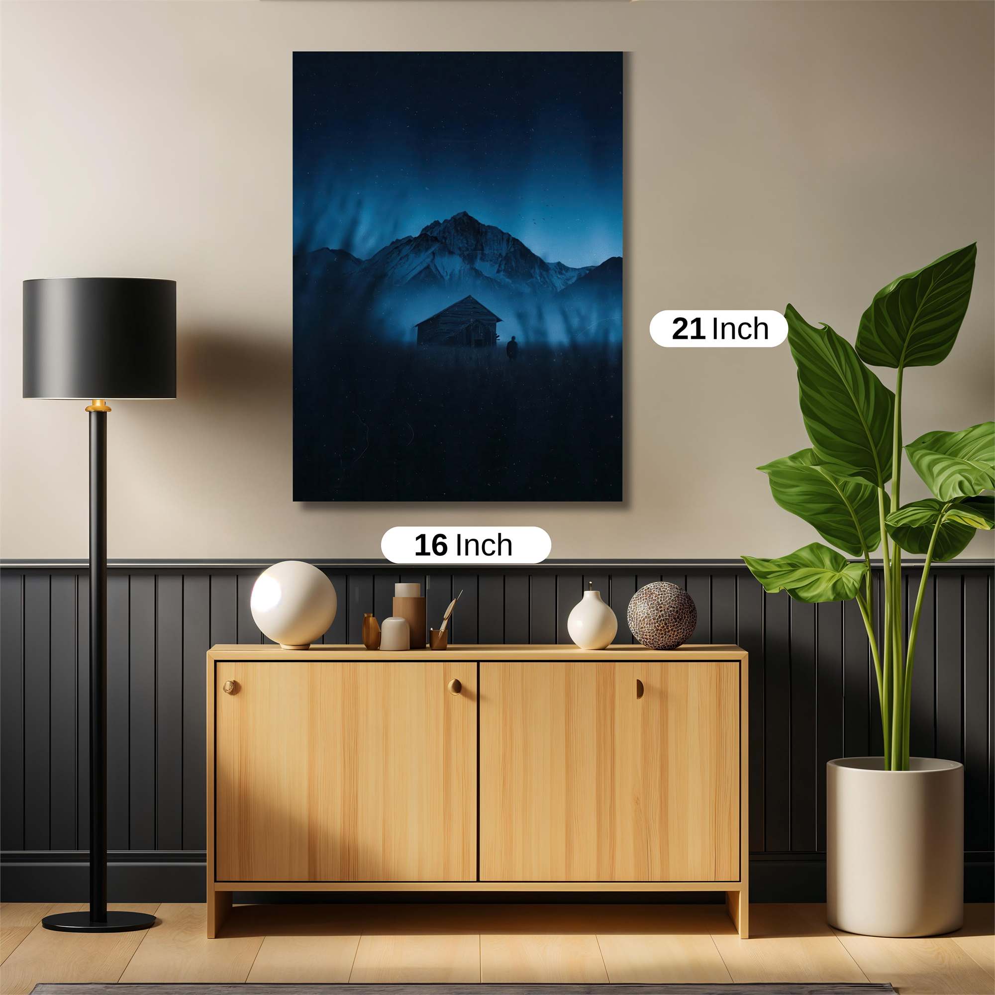 Cabin Twilight Safe Wall Magnetic / M