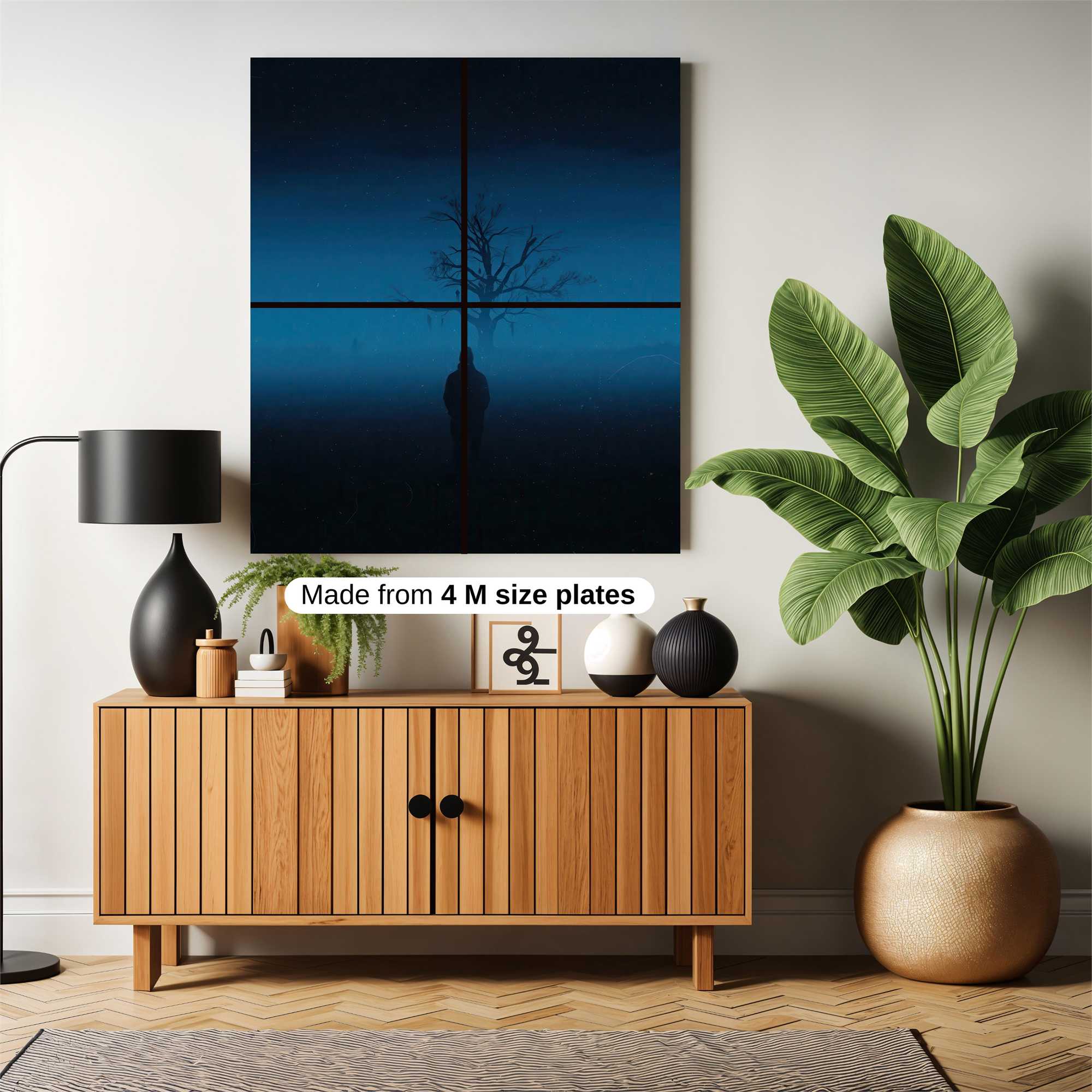 Tree Solitude Safe Wall Magnetic / M