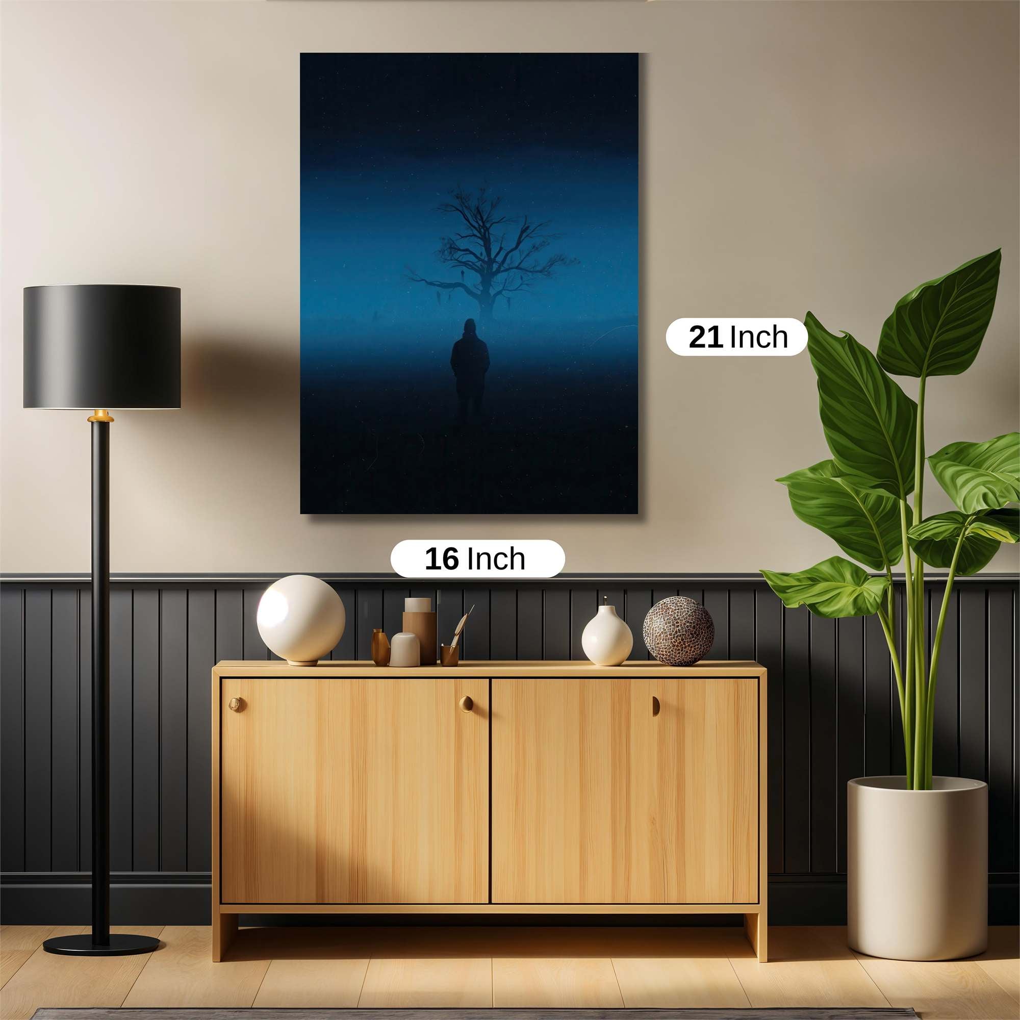 Tree Solitude Safe Wall Magnetic / M