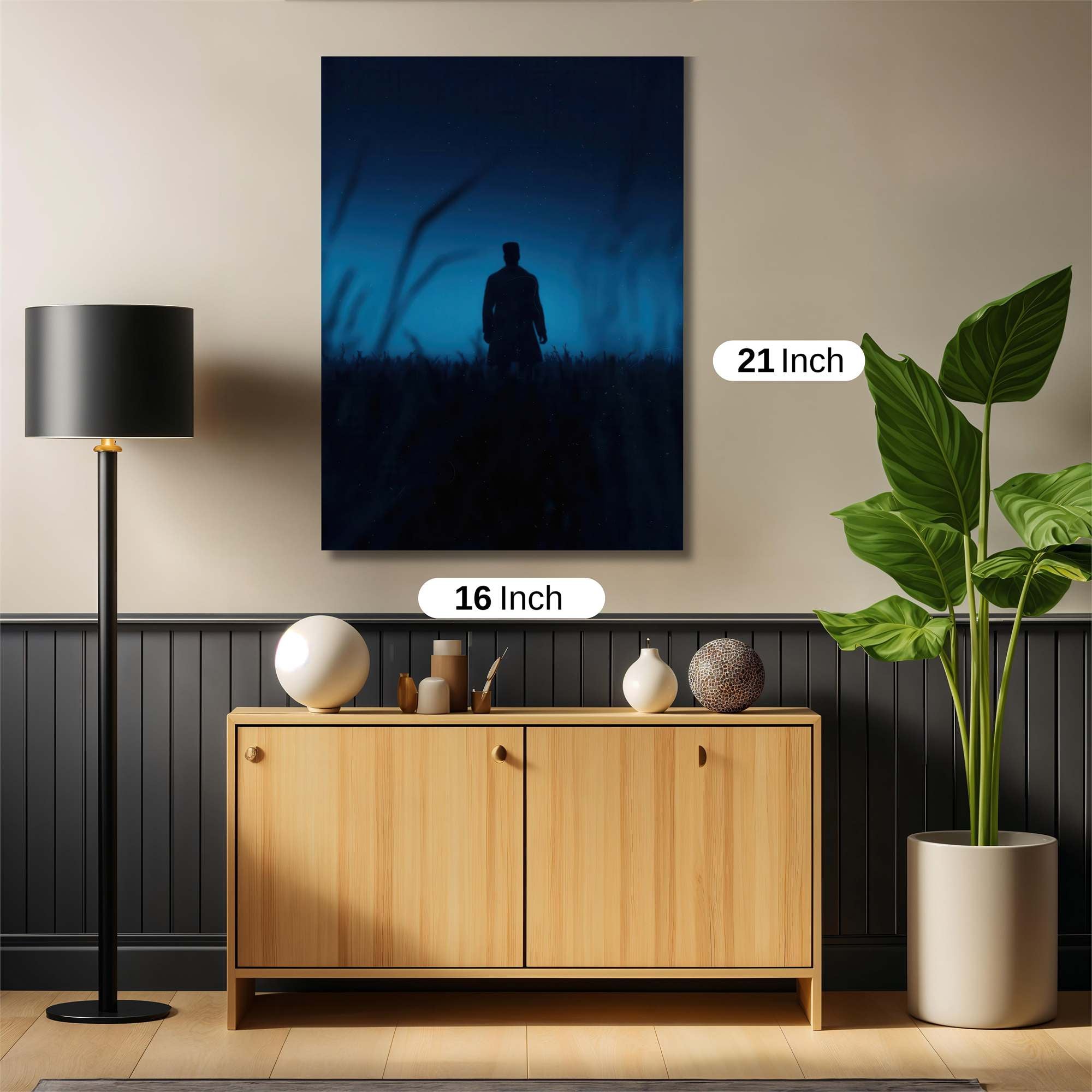 Silhouette Serene Safe Wall Magnetic / M