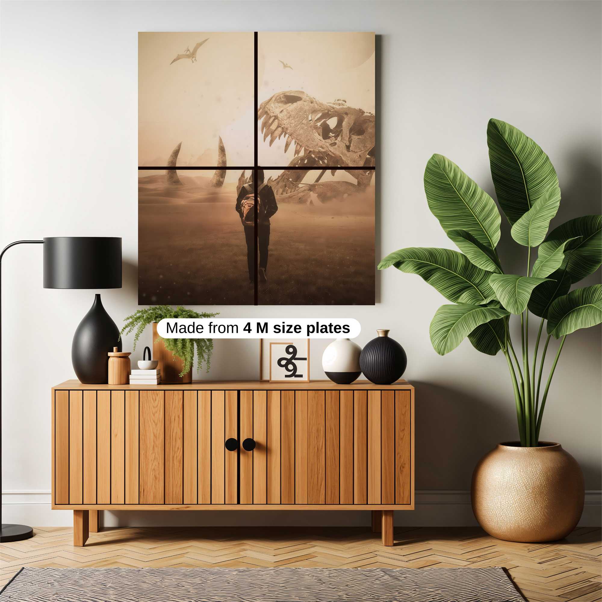 Dino Dreamscape Safe Wall Magnetic / M