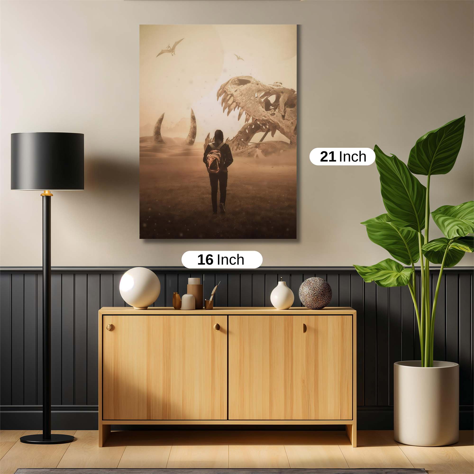 Dino Dreamscape Safe Wall Magnetic / M