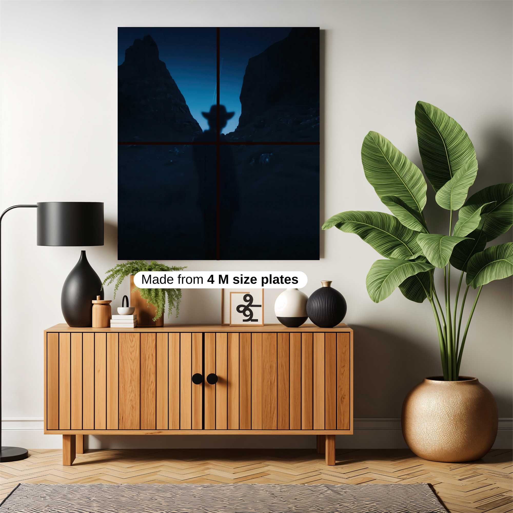 Cowboy Twilight Safe Wall Magnetic / M