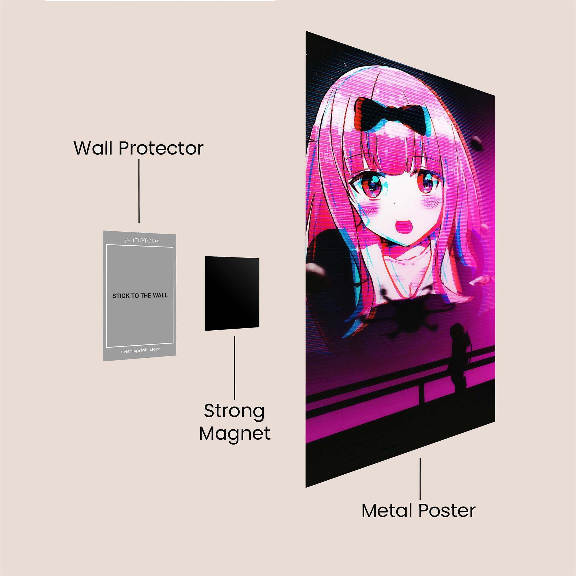 Hatsune Vibrant Safe Wall Magnetic / M