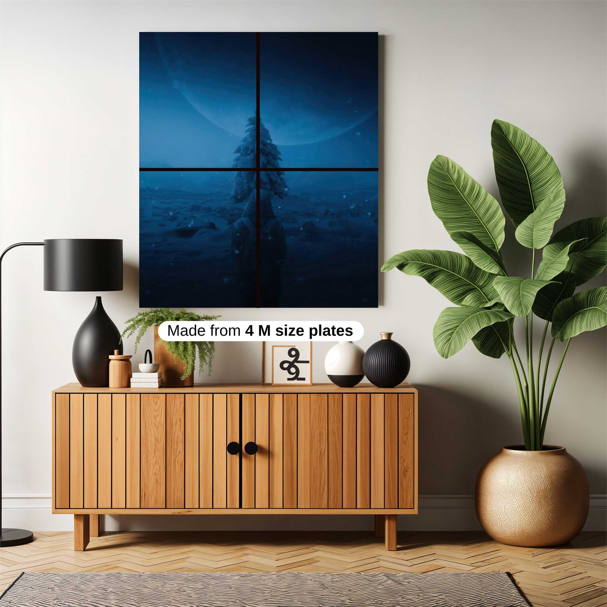 Moonlit Solitude Safe Wall Magnetic / M
